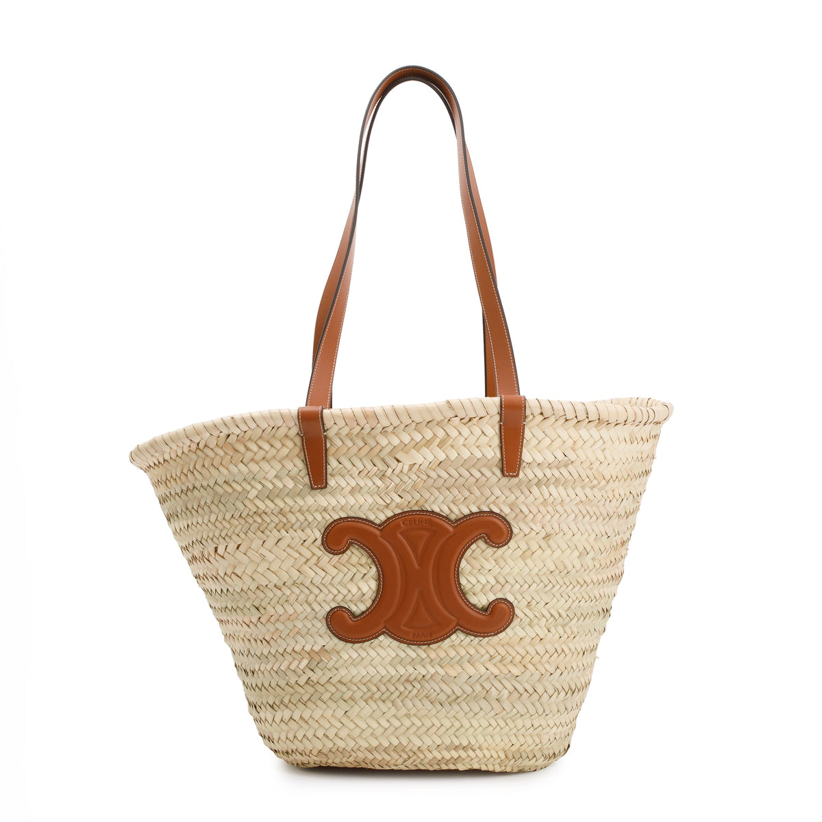 celine raffia tote bag