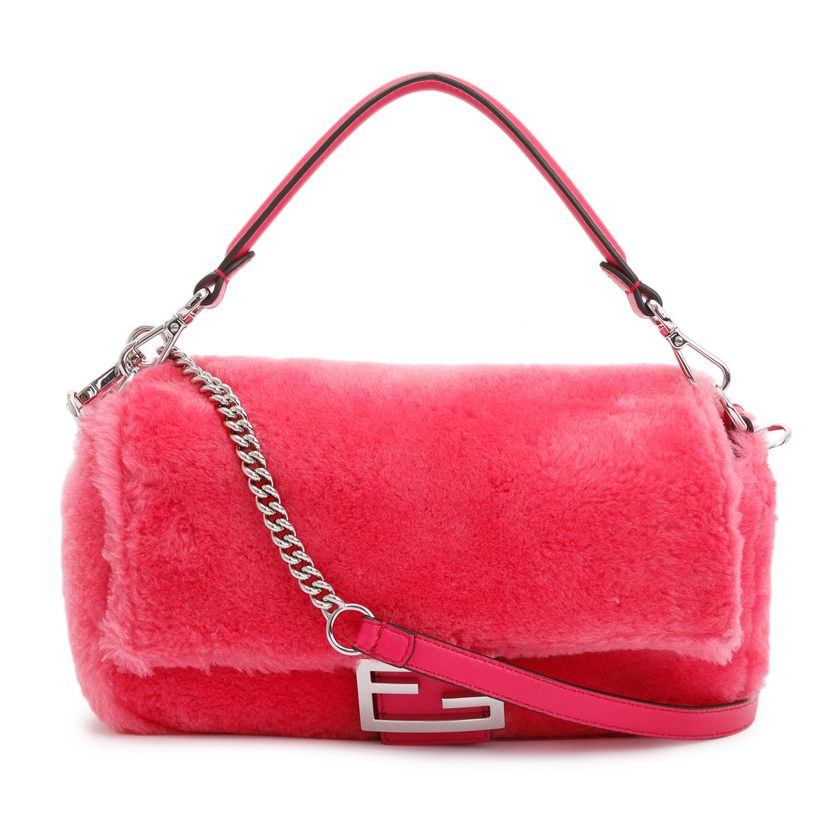 Fendi clearance sheepskin baguette