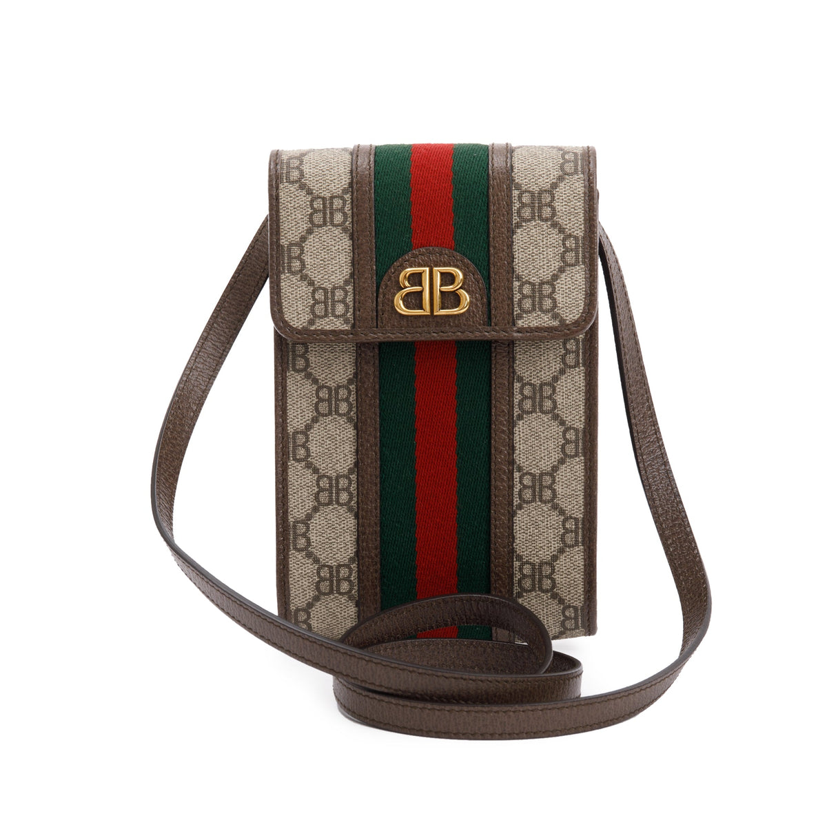 Gucci X Balenciaga 2022 The Hacker Project Phone Crossbody Bag w/ Box