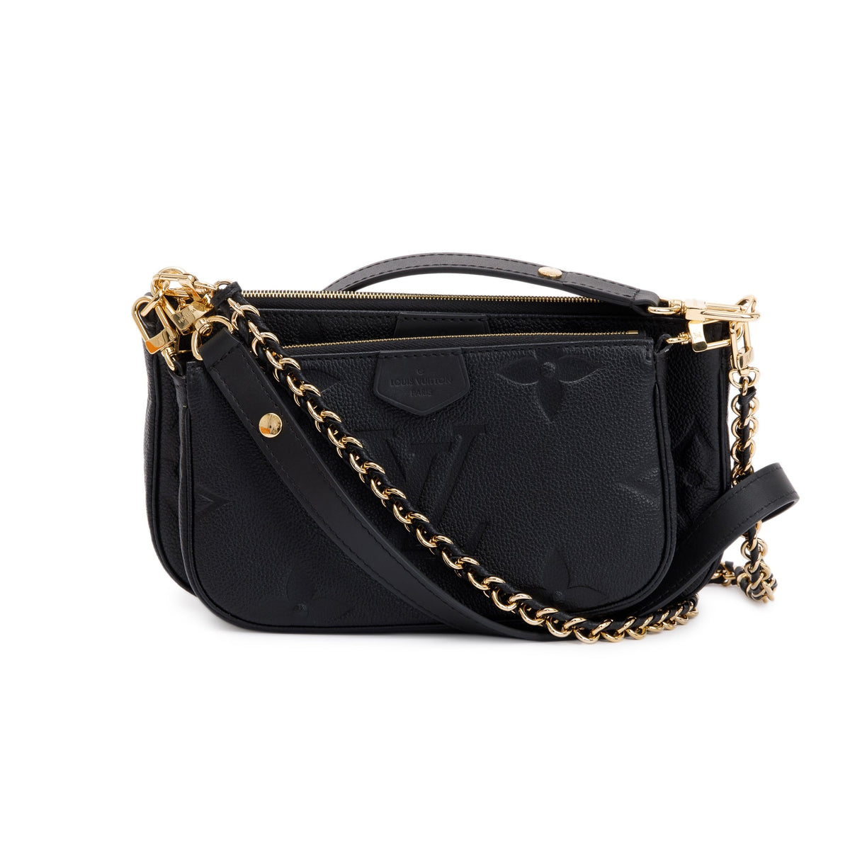 Louis Vuitton Multi Pochette Accessoires Black Monogram Empreinte