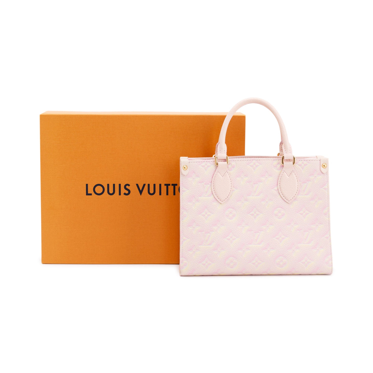 Louis Vuitton, Bags, Louis Vuitton Stardust On The Go Empreinte Monogram  Pink Tote Pm