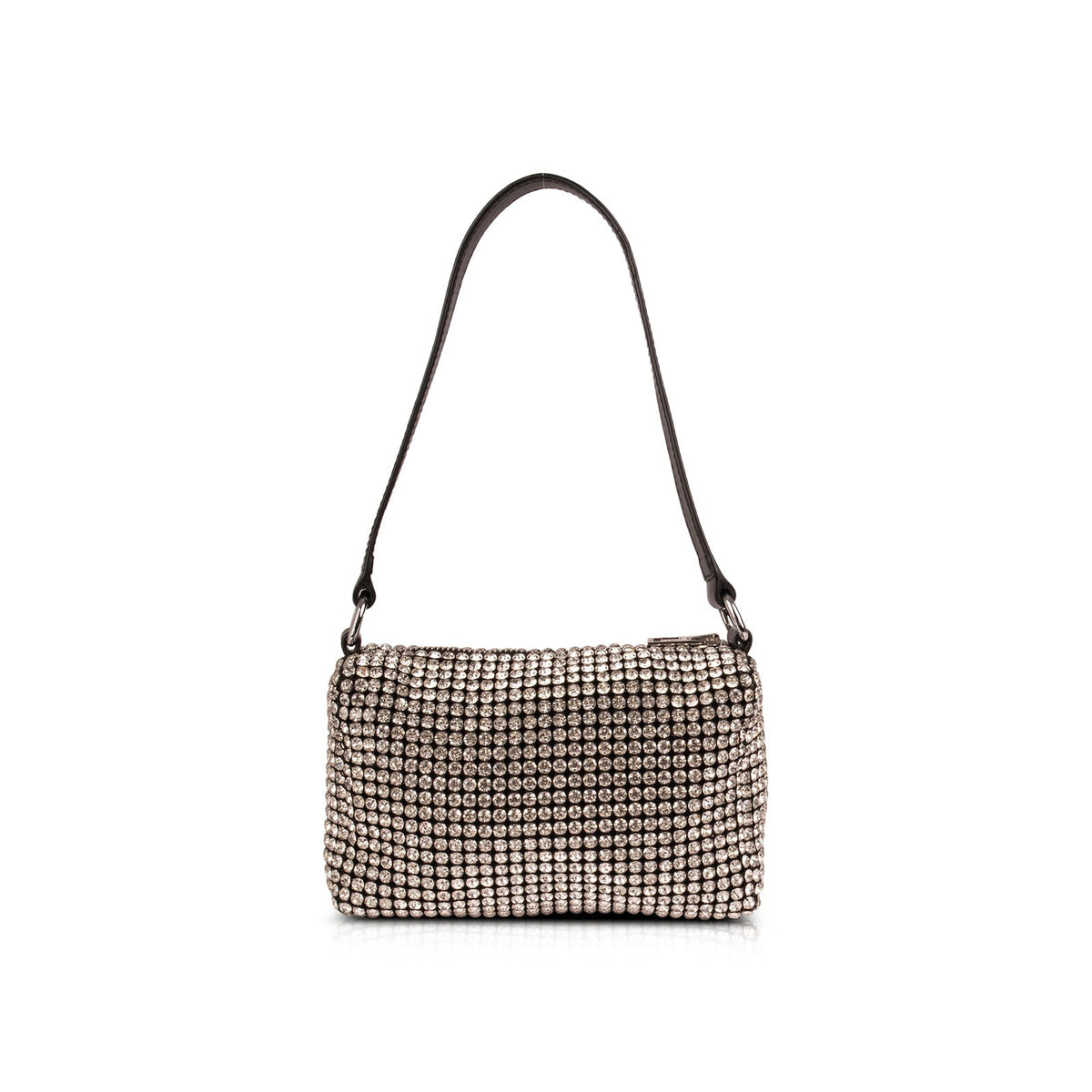 Alexander Wang Medium Heiress Rhinestone Mesh Pouch