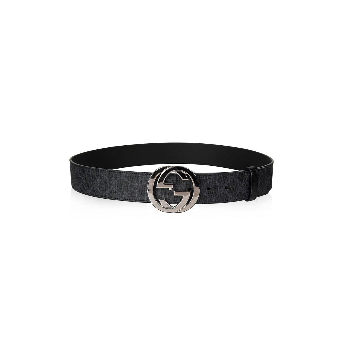 Gucci supreme cheap belt black