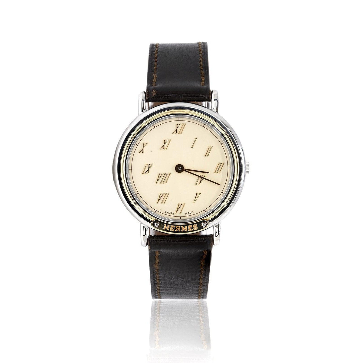 Hermes Two Tone Meteor Watch Oliver Jewellery