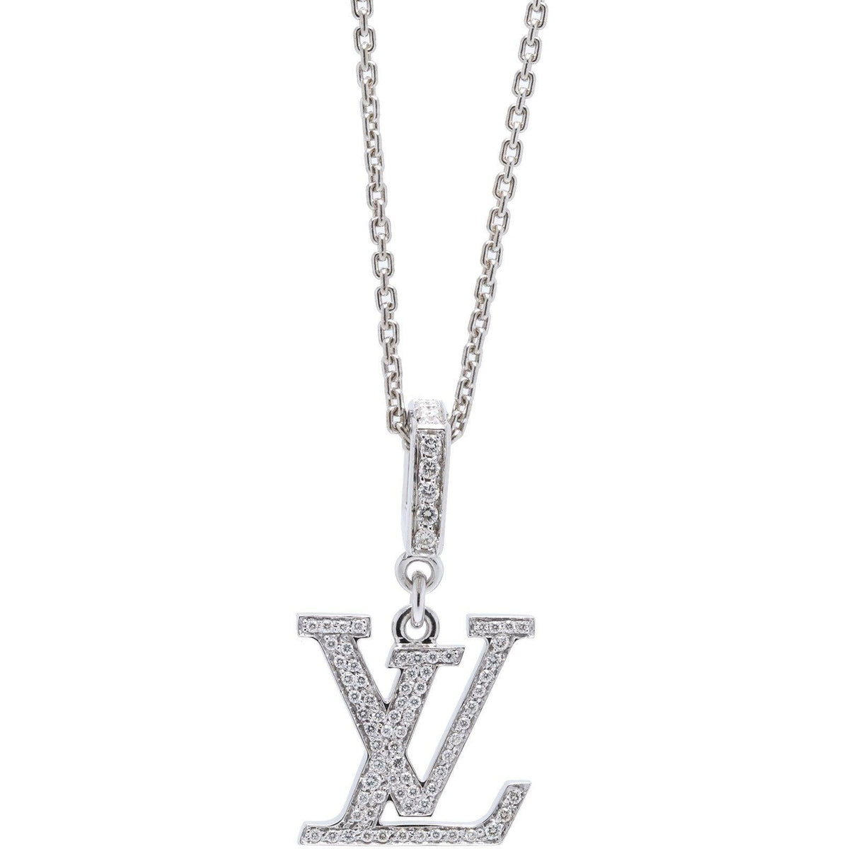 Monogram Solitaire Necklace