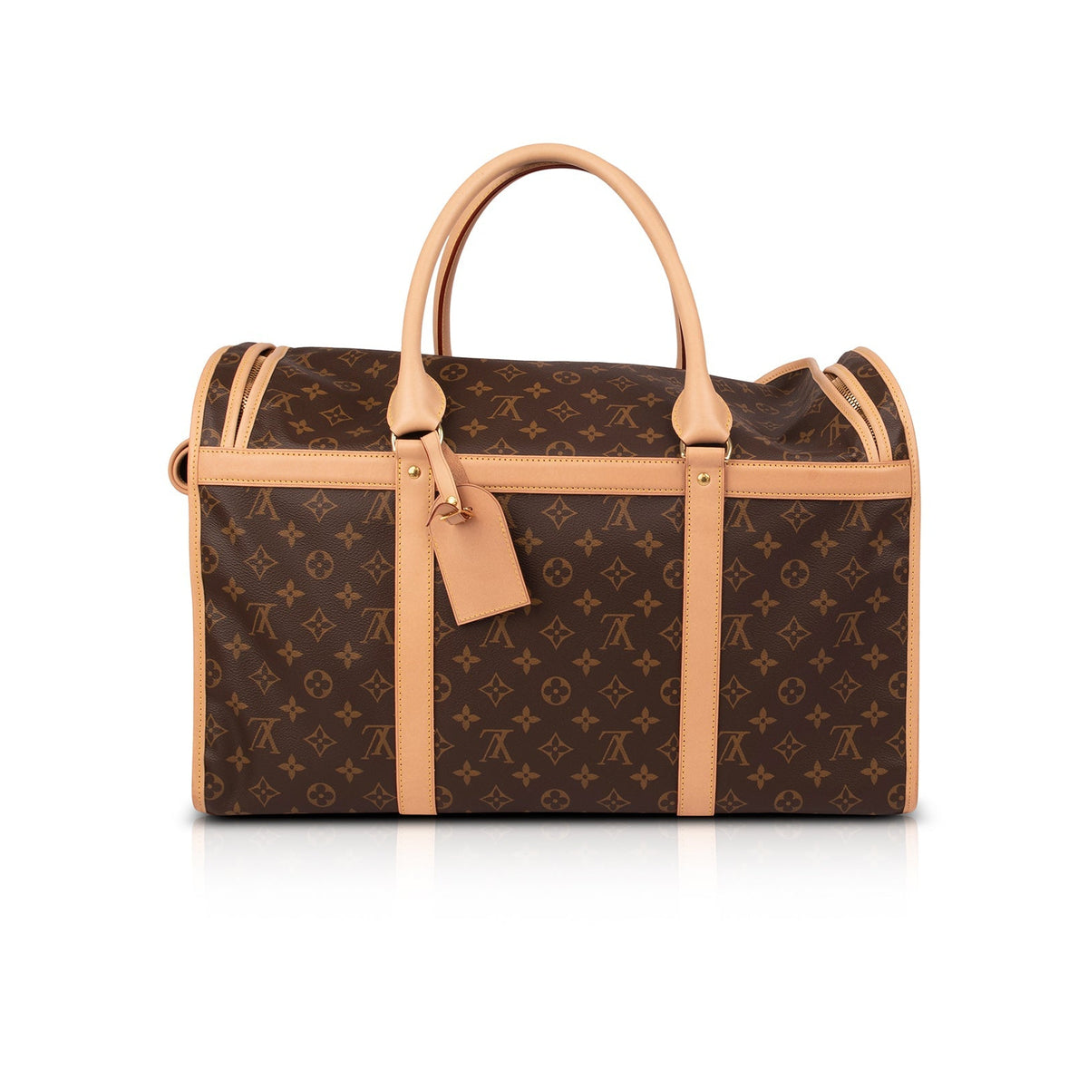 LOUIS VUITTON Monogram Canvas Sac Chien Dog Carrier Bag