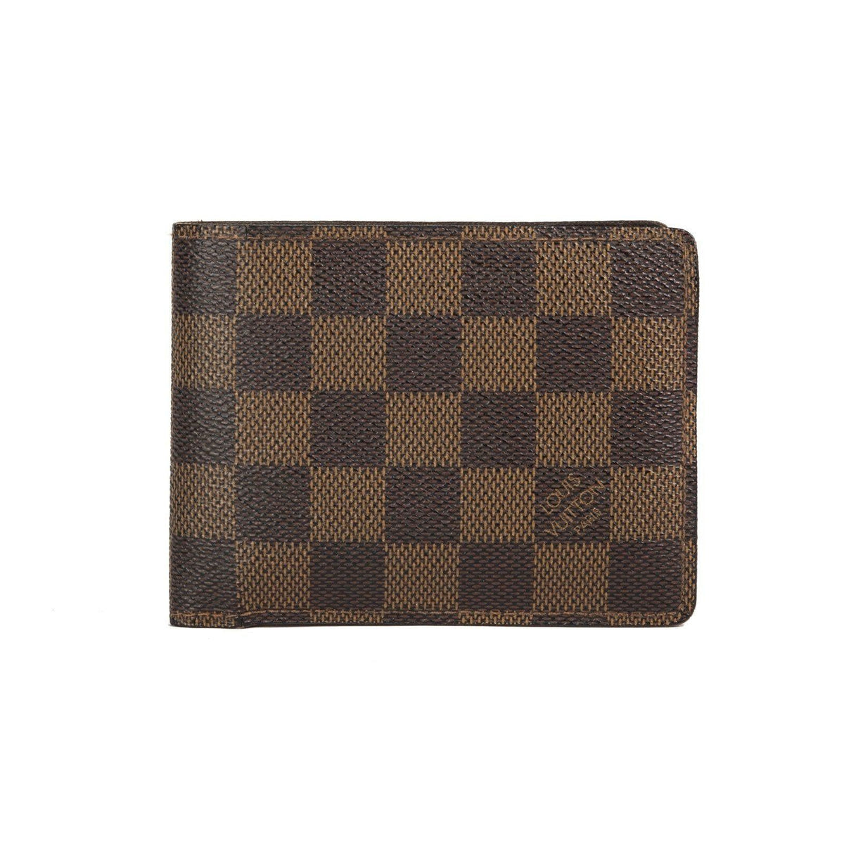 Louis Vuitton Damier Ebene Canvas Multiple Bifold Wallet Louis Vuitton