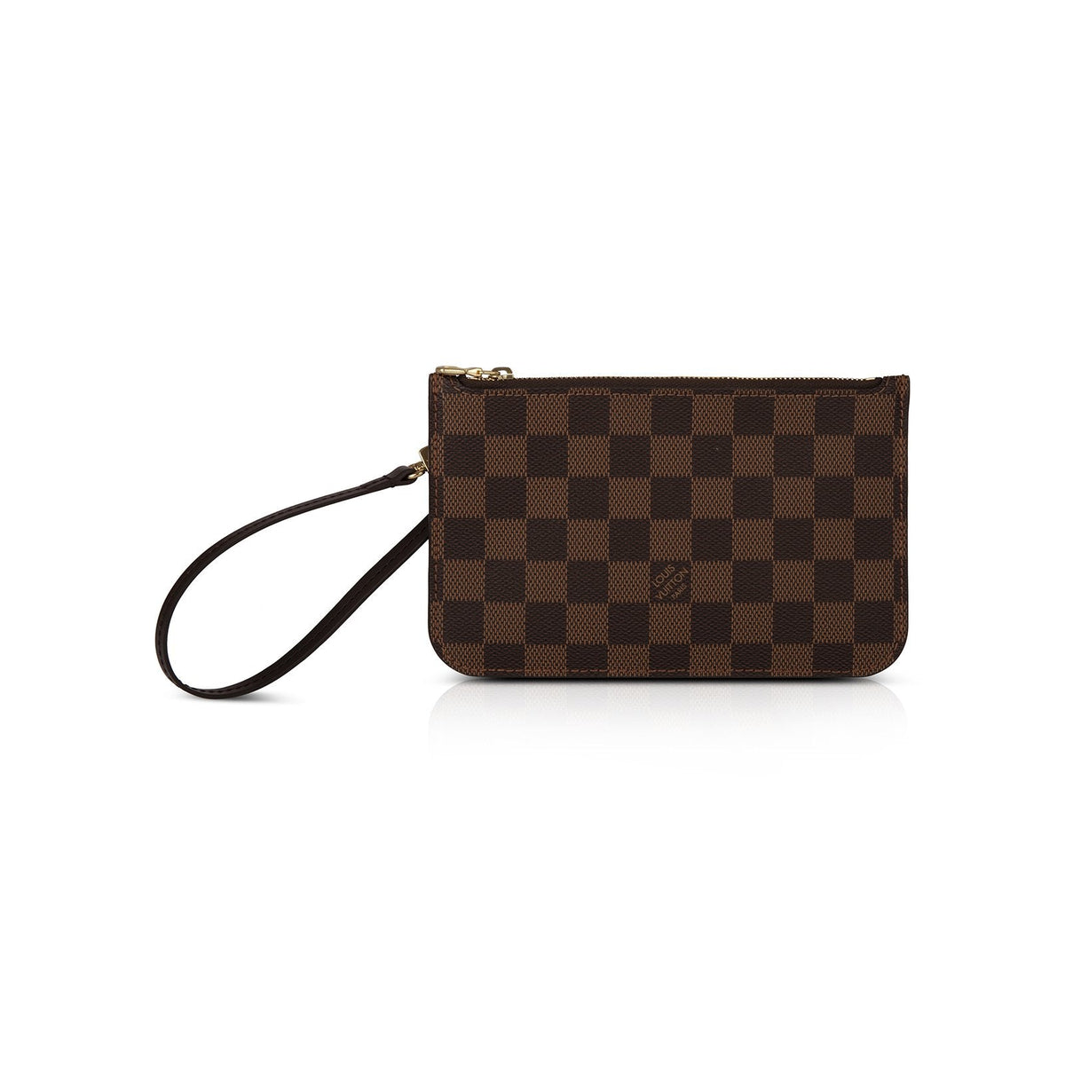 Louis Vuitton Damier Ebene Canvas Neverfull PM Zipped Pochette Louis Vuitton