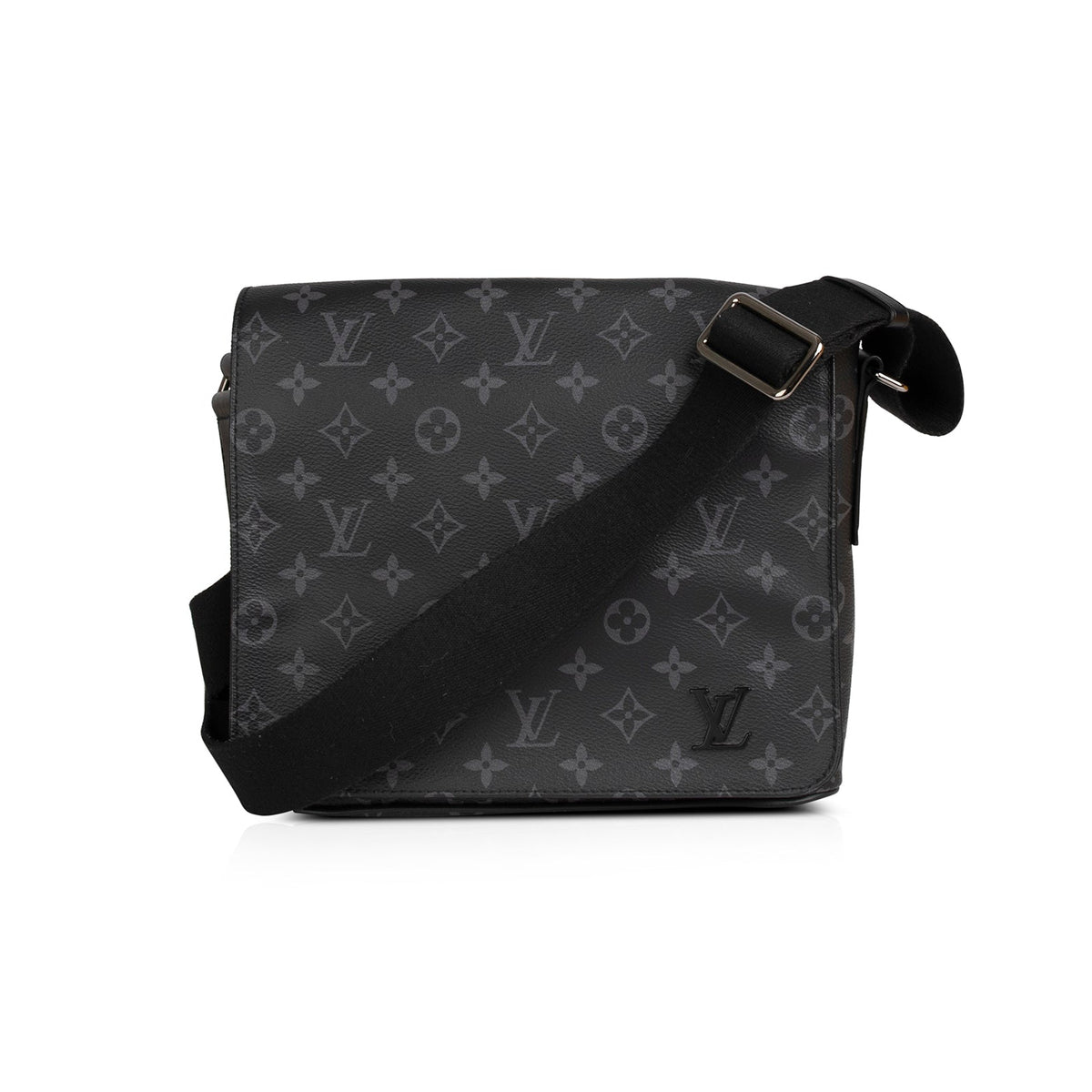 Louis Vuitton Monogram Black Eclipse District PM Messenger Bag