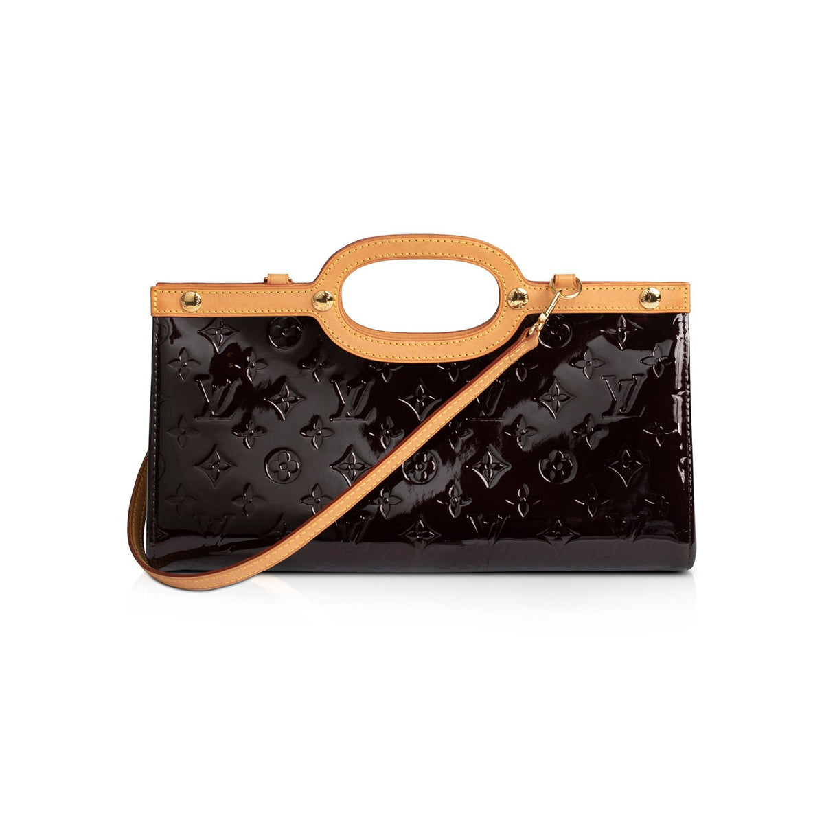 LOUIS VUITTONAmarante Monogram Vernis Roxbury Drive Bag – THE