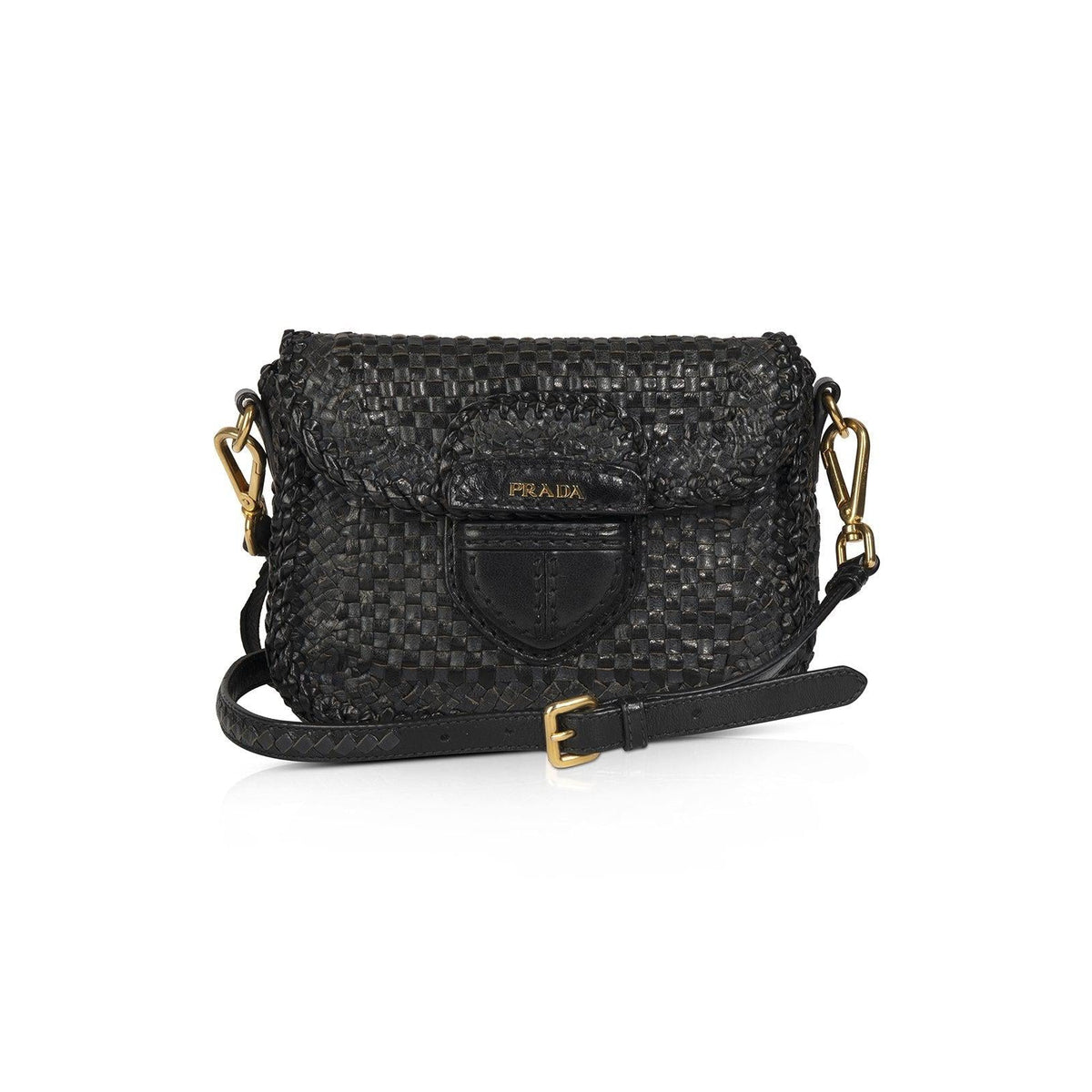 Prada madras sale crossbody bag