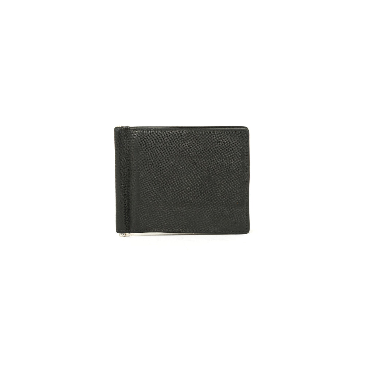 Prada Saffiano Money Clip Bifold Wallet – Oliver Jewellery