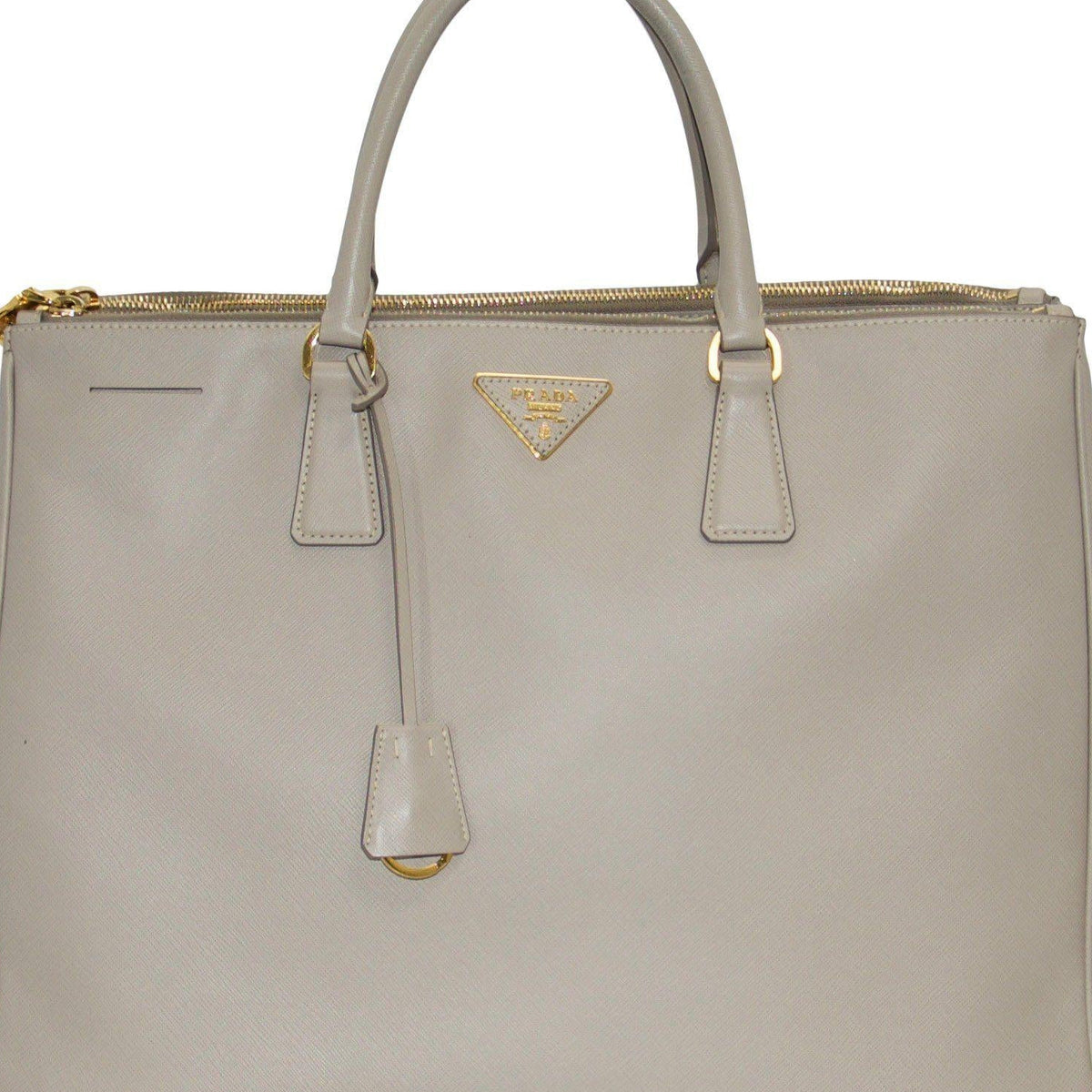 Prada saffiano sales double zip