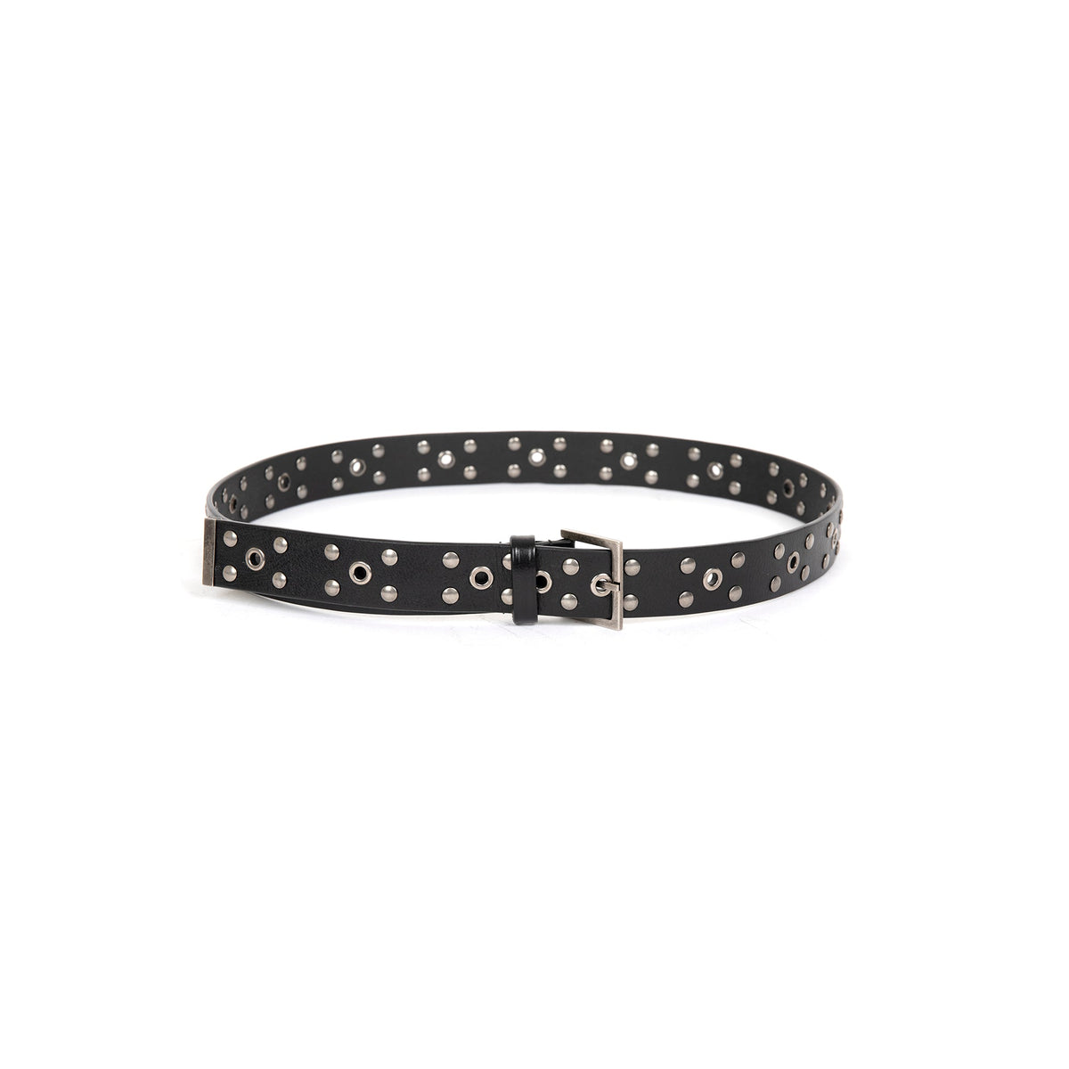 Saint Laurent Studded Leather Belt – Oliver Jewellery