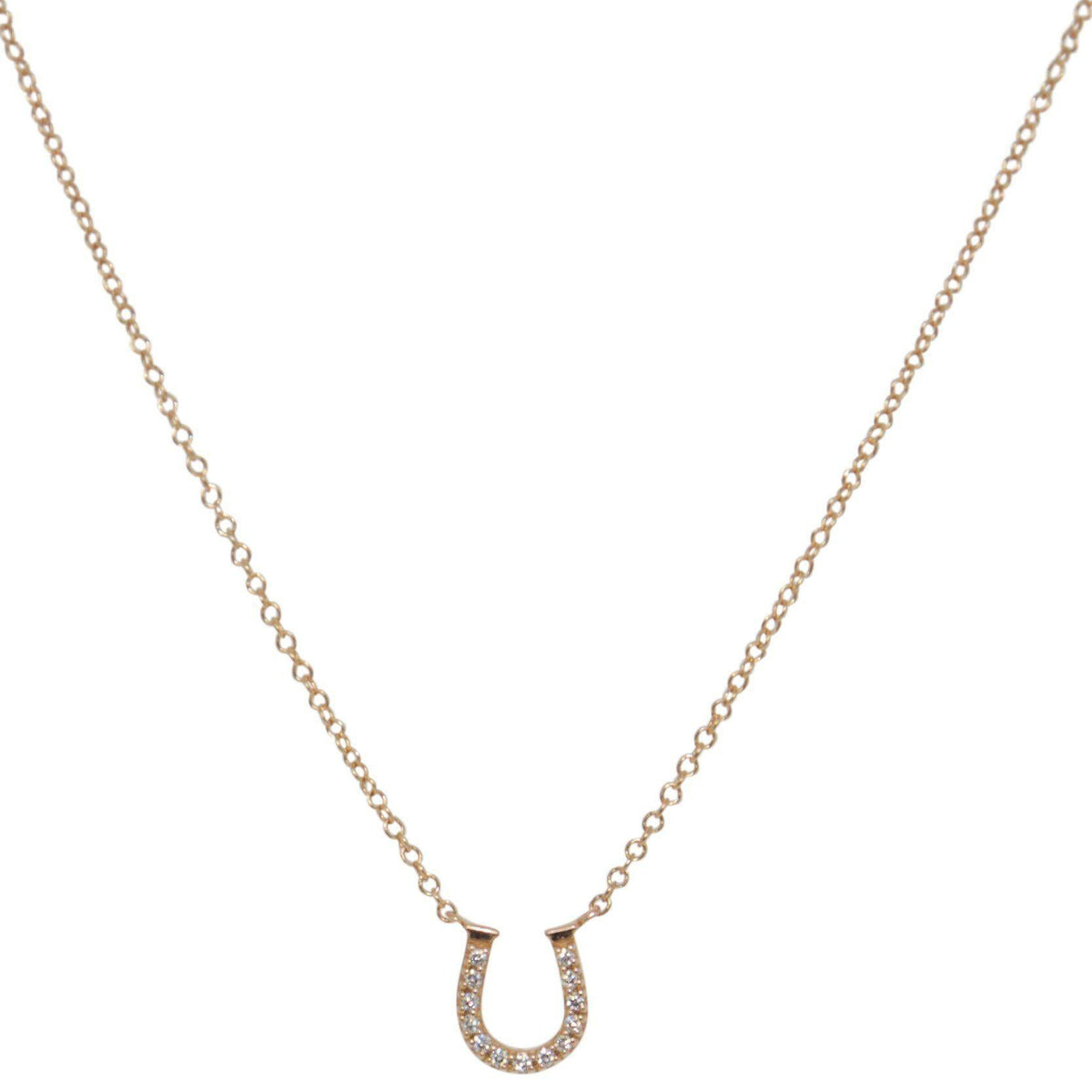 Tiffany horseshoe shop necklace diamond