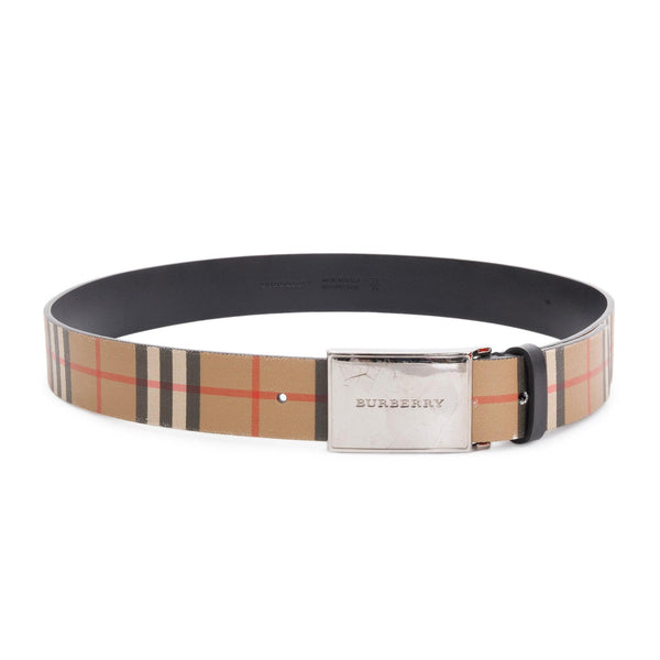 Burberry haymarket check belt online