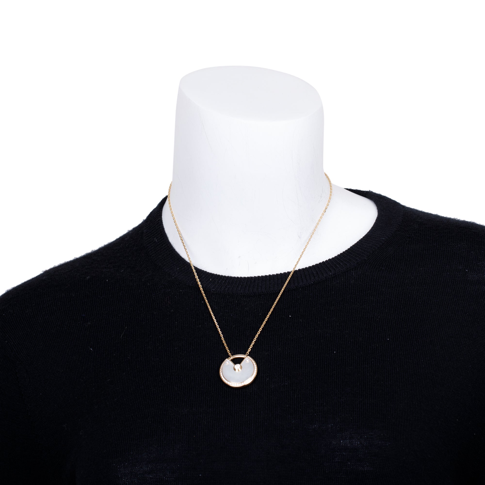 Cartier Amulette De Cartier XS Necklace in Rose Gold/Onyx/Diamonds — UFO No  More