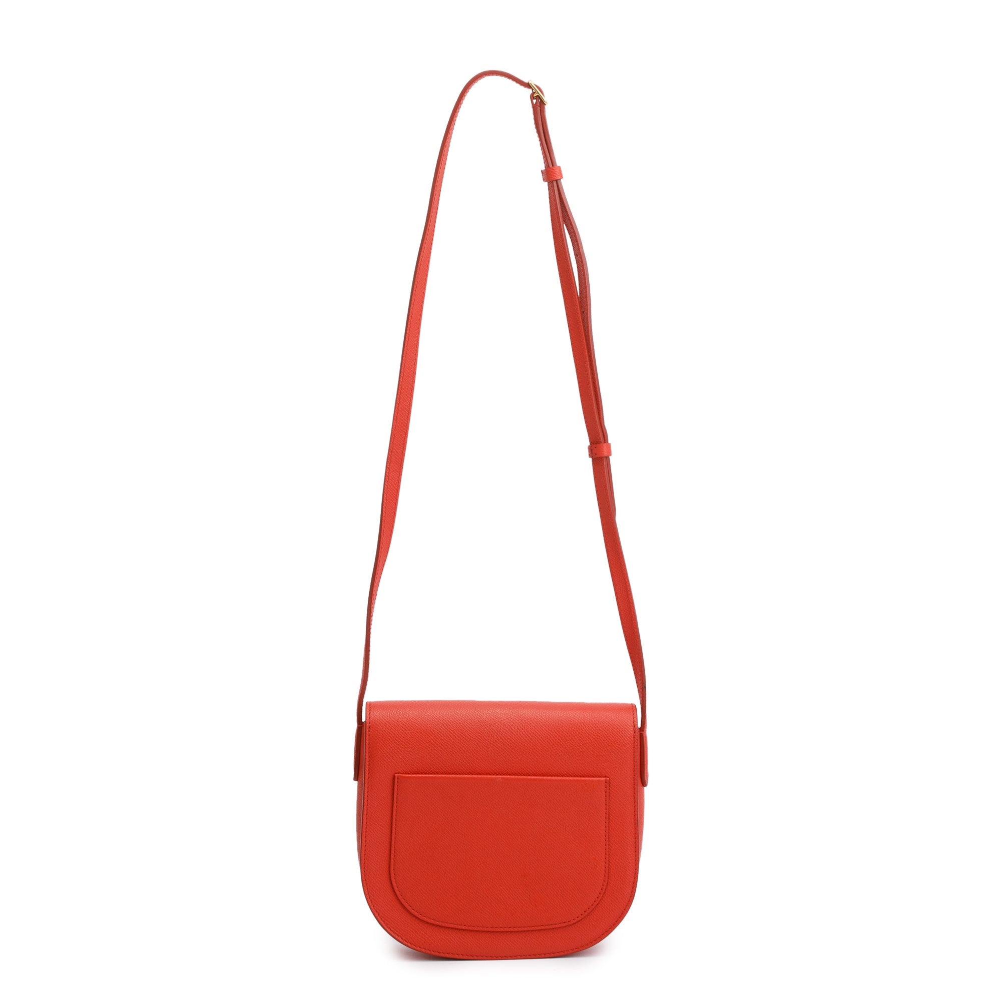 Celine Red Grained Leather Small Trotteur Crossbody Bag – Oliver Jewellery