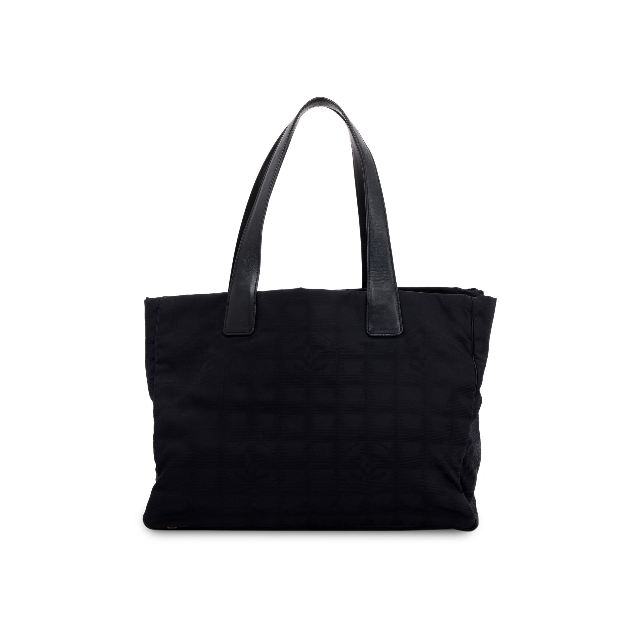 Chanel Black Canvas Travel Ligne Tote — Oliver Jewellery