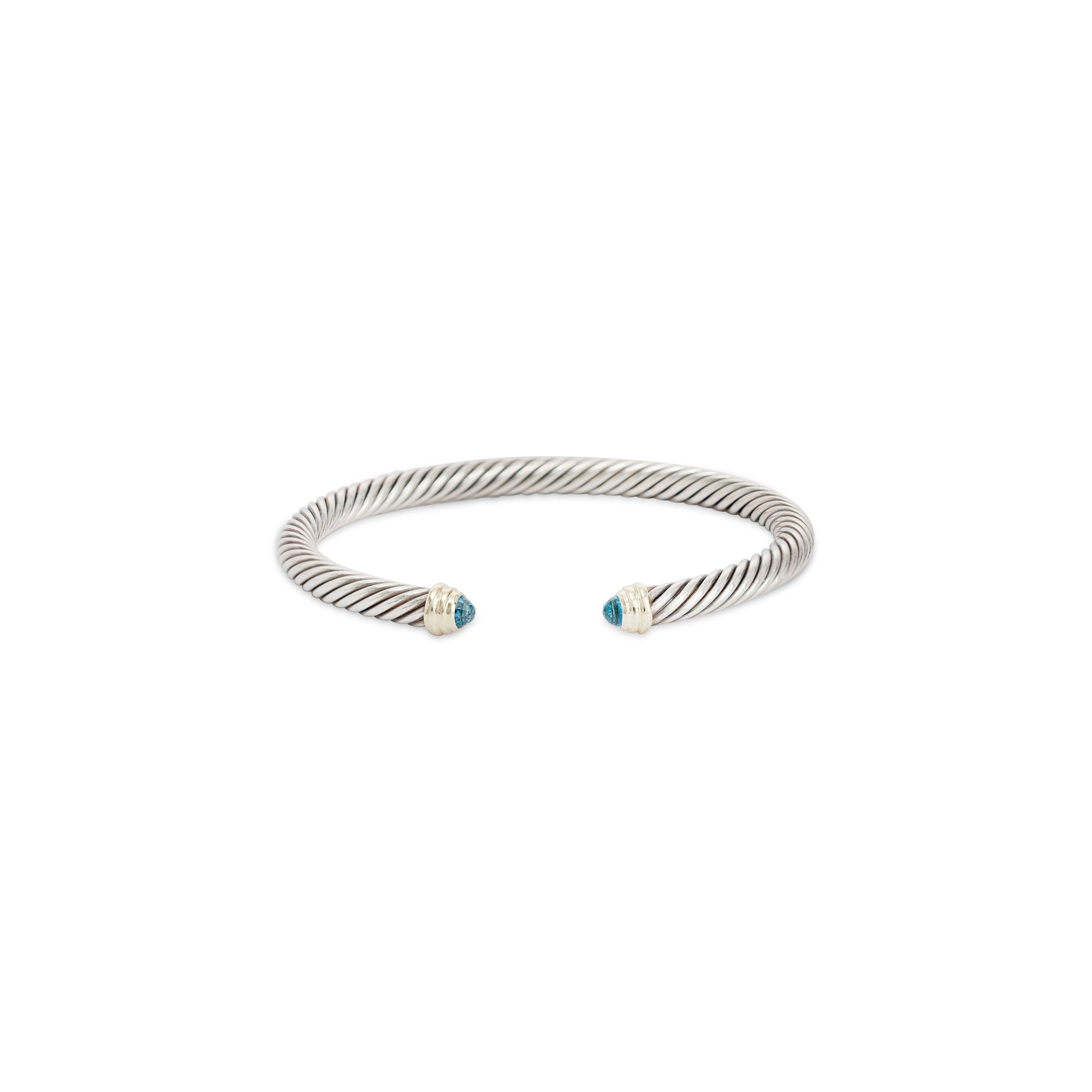 David yurman 5mm on sale blue topaz cable bracelet