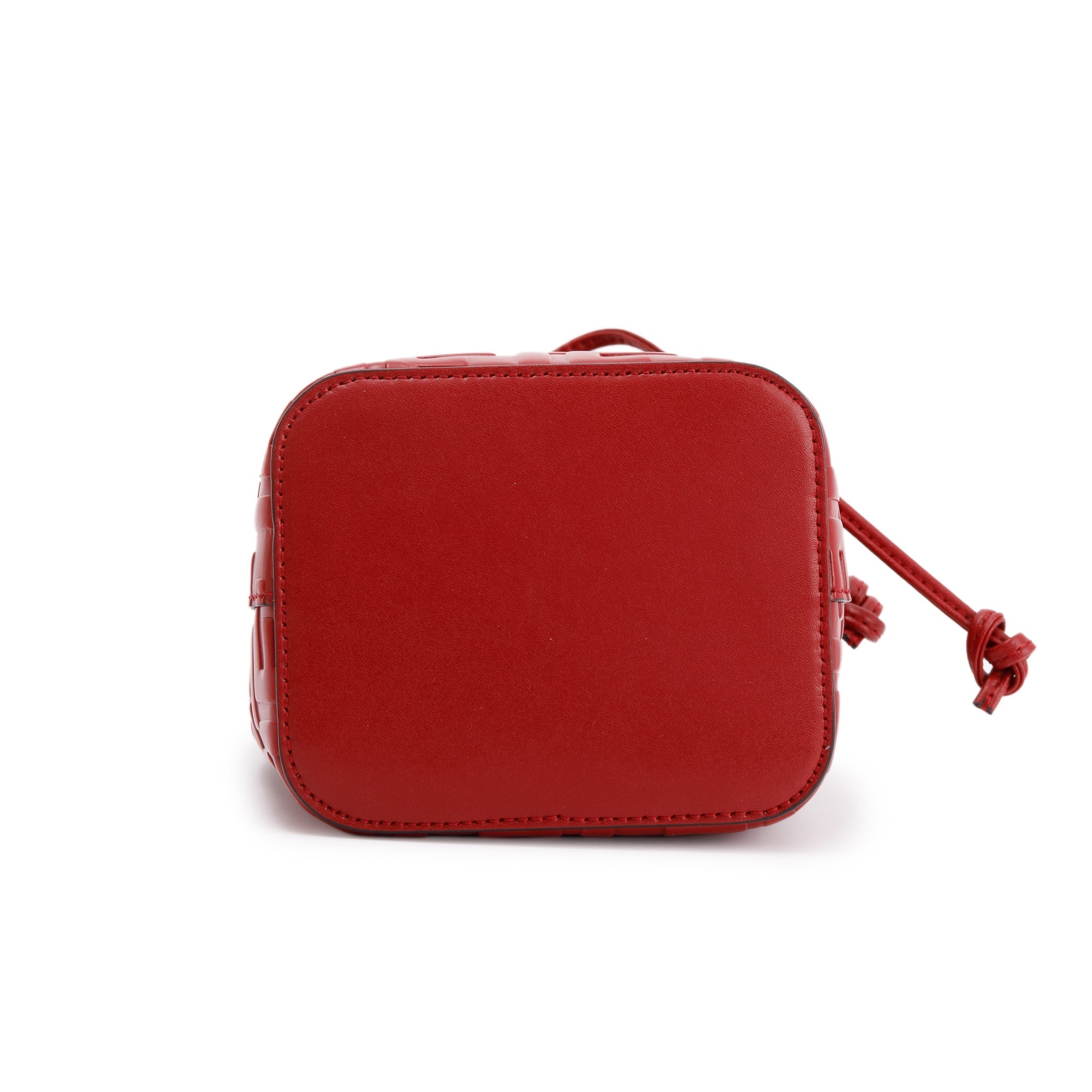 Fendi bucket store bag red