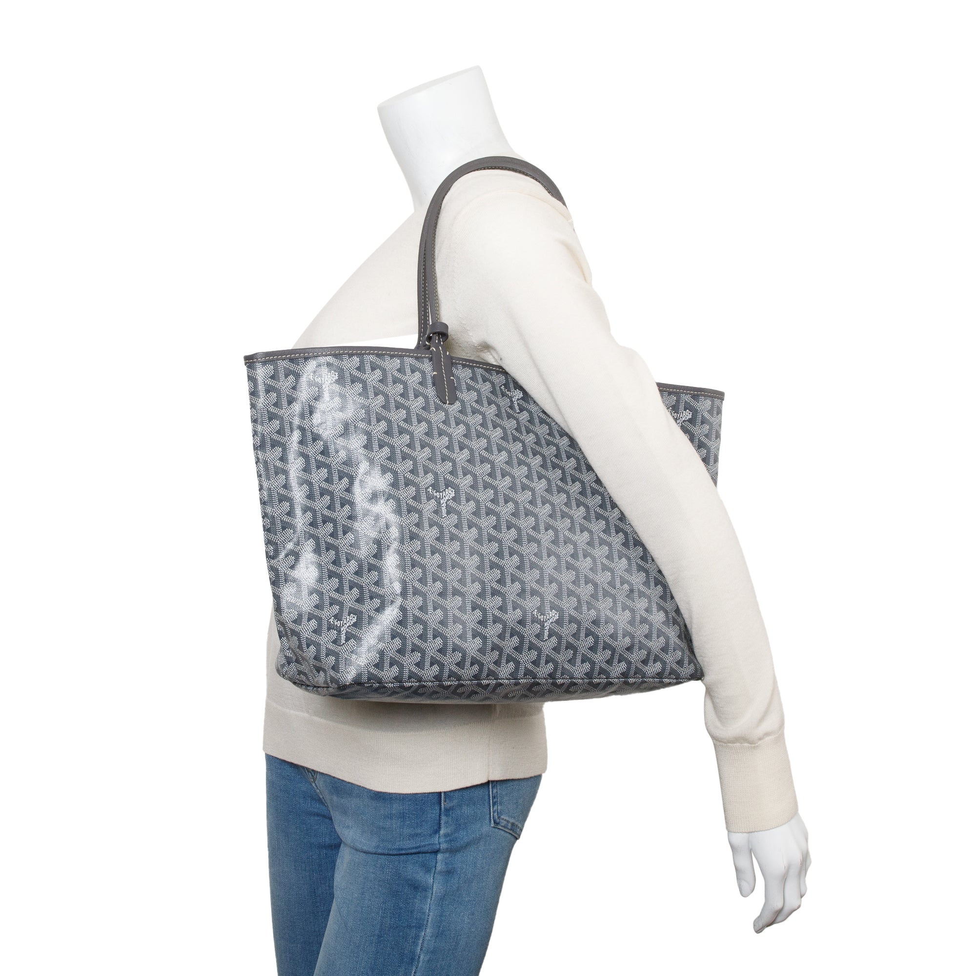 Grey goyard st louis tote online