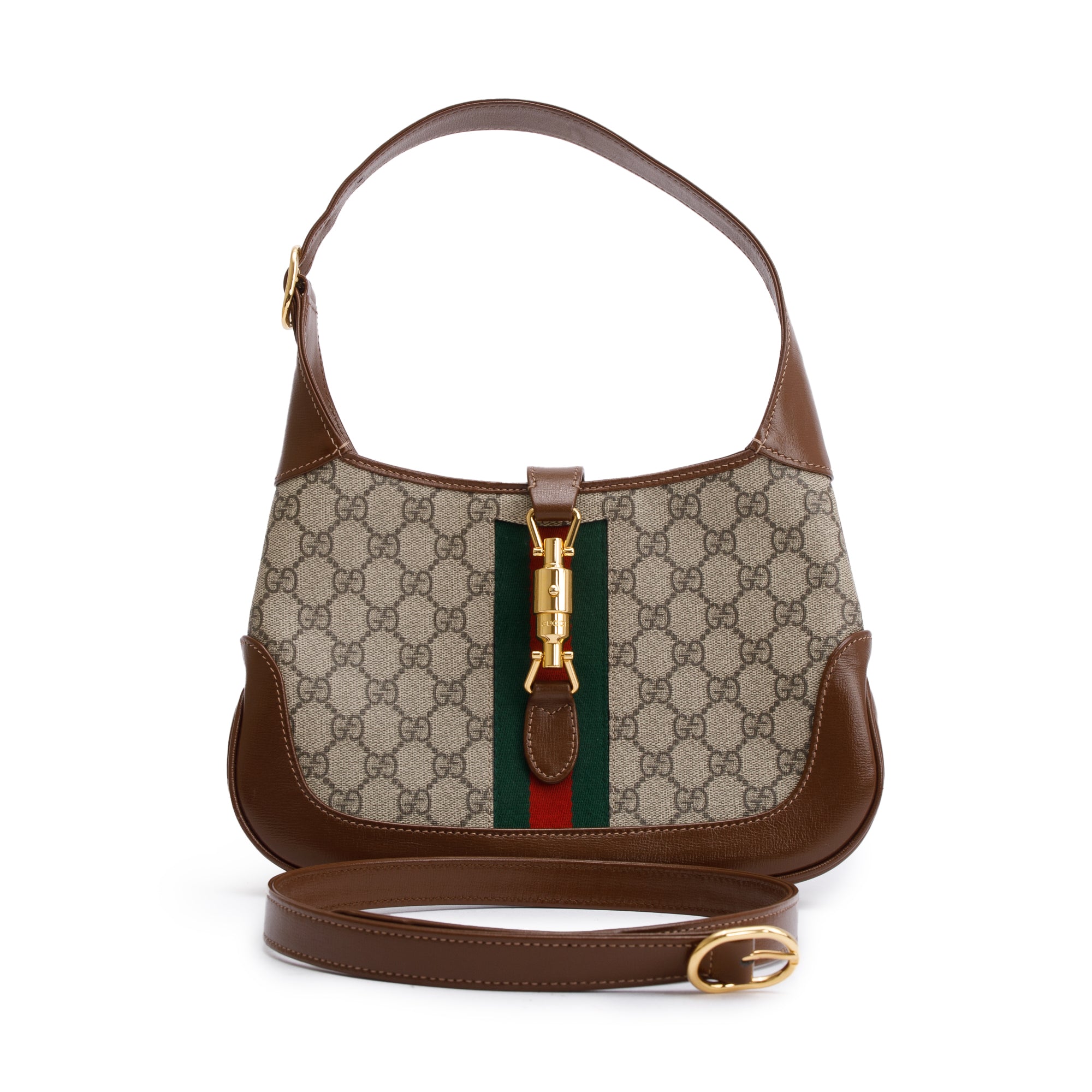 Gucci GG Supreme Small Jackie 1961 Shoulder Bag w/ Strap – Oliver Jewellery