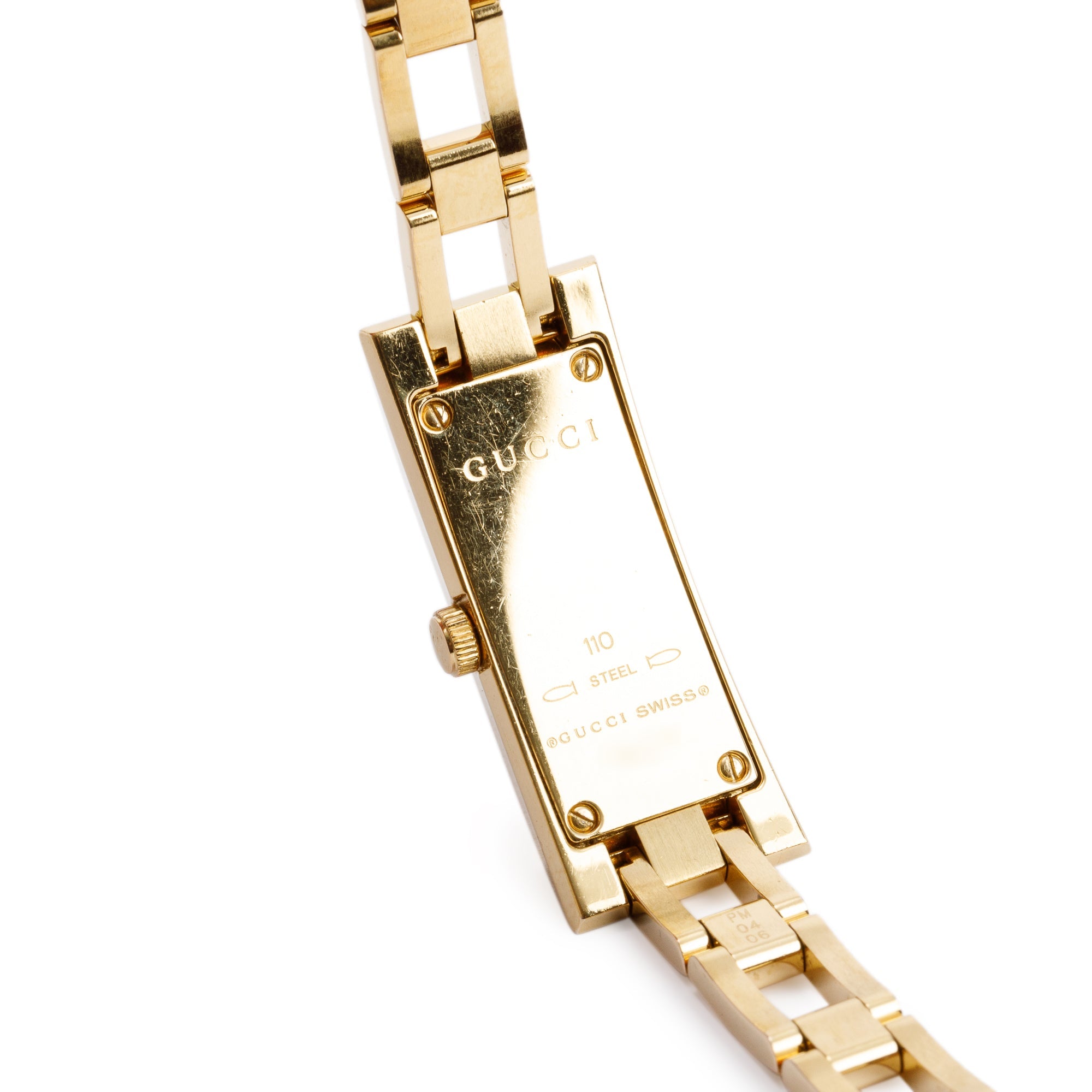 Gucci Gold Plated Stainless Steel 110 Series Watch