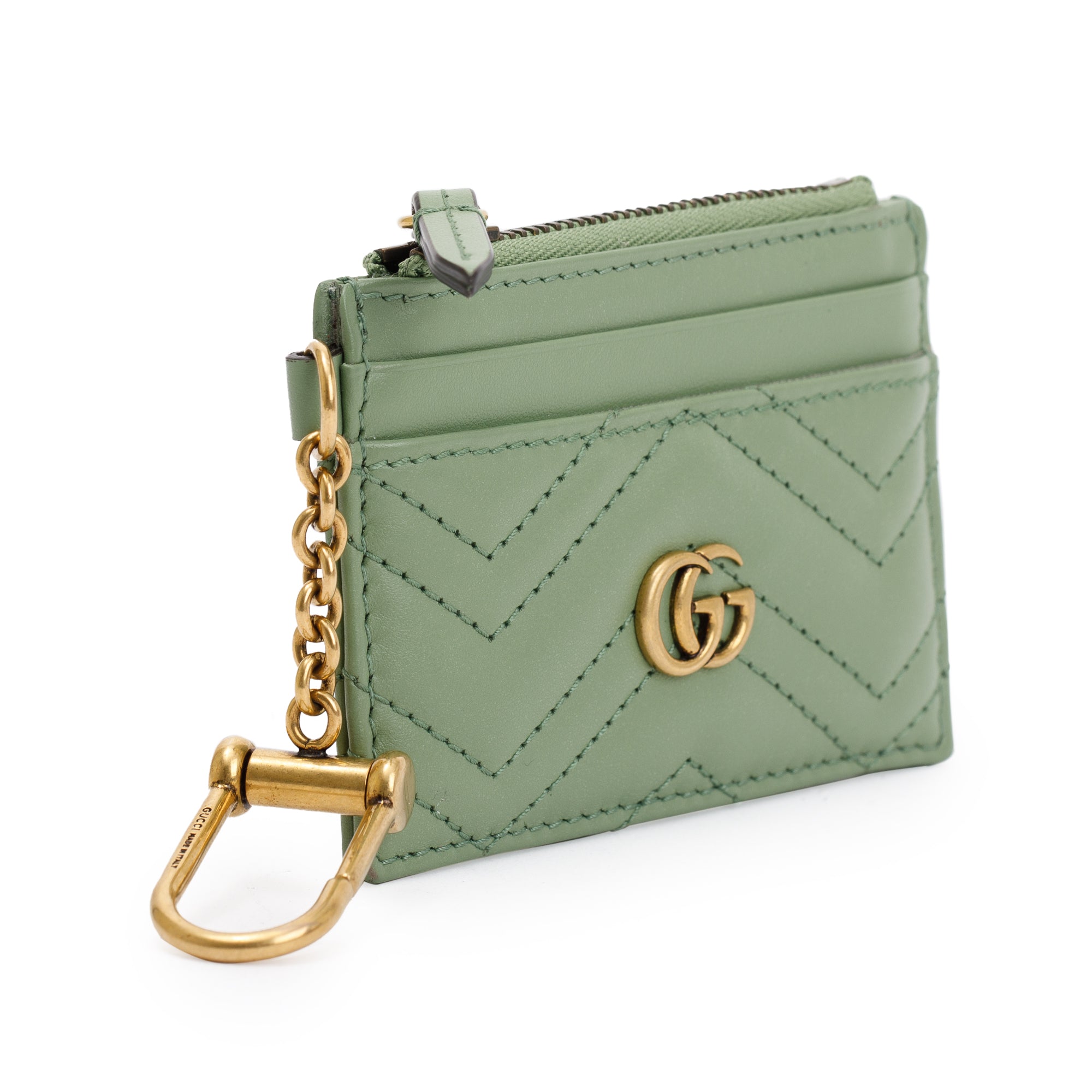 Gg marmont best sale keychain wallet