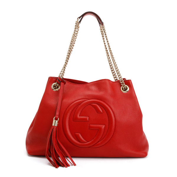 Gucci red tote online