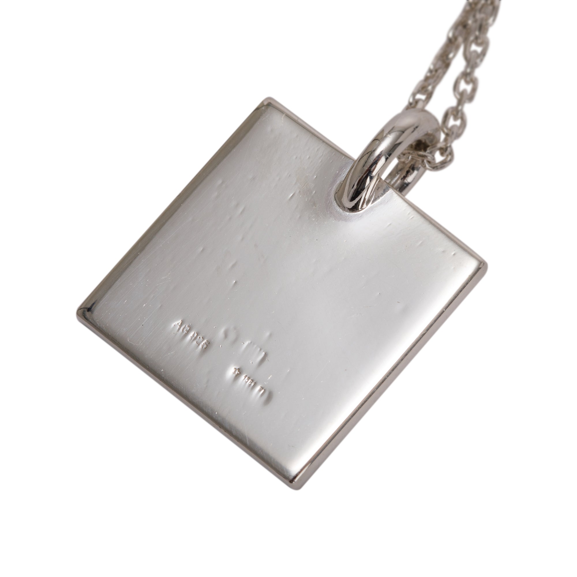 Gucci Trademark Square Pendant Necklace