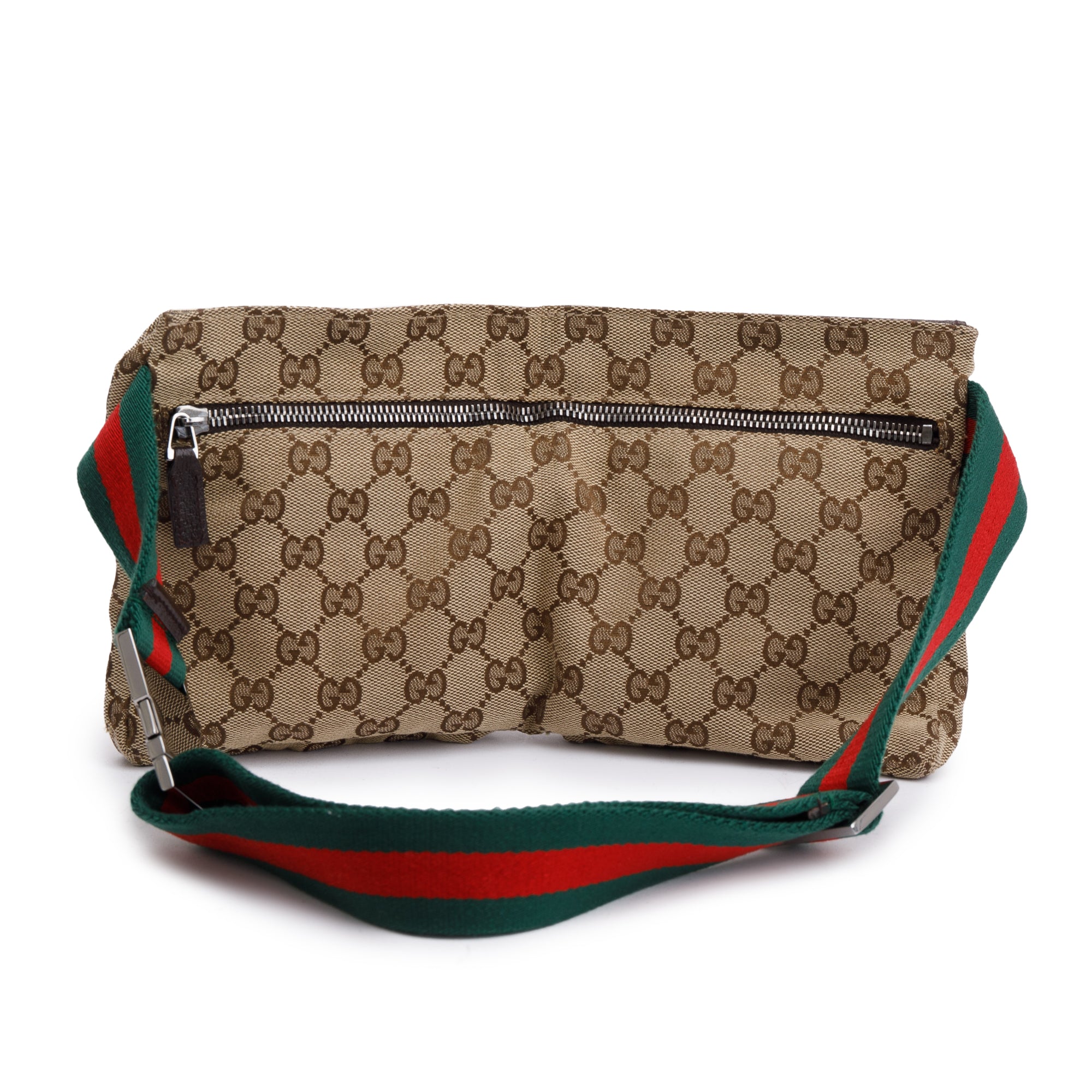 Gucci Vintage Gg Canvas Double Pocket Belt Bag – Oliver Jewellery