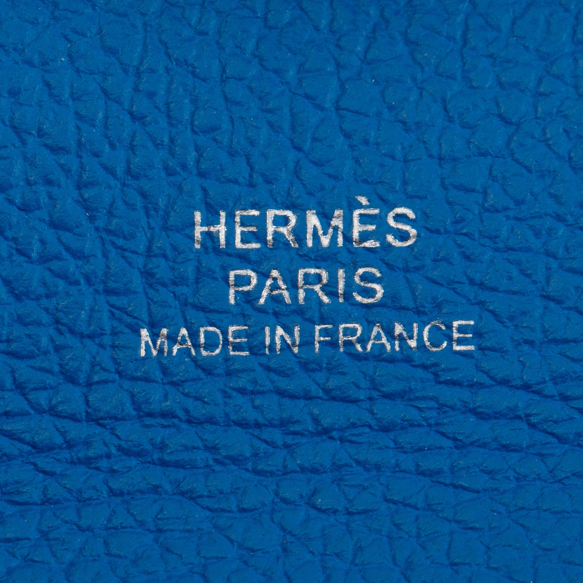 Hermes Blue Hydra Veau Evercolor Bastia Coin Pouch w/ Box – Oliver ...