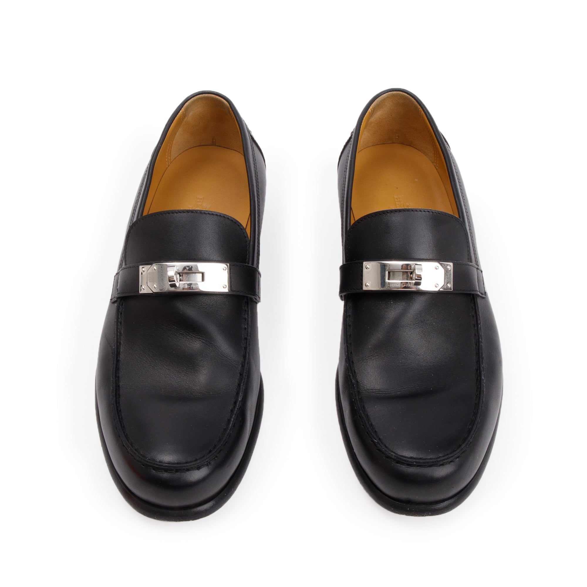 Hermes Destin Loafer Noir Calfskin Leather