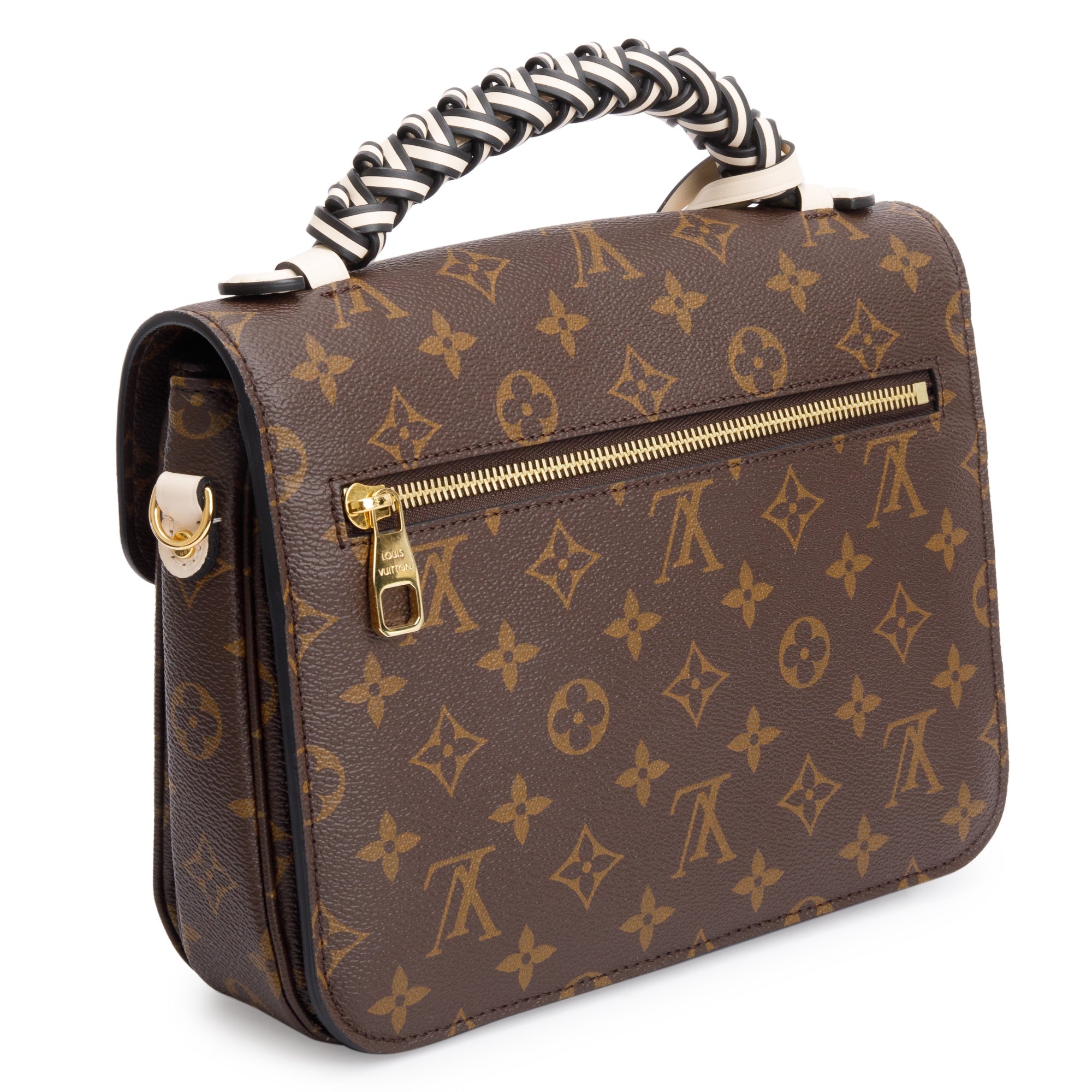 Louis vuitton pochette metis braided handle sale