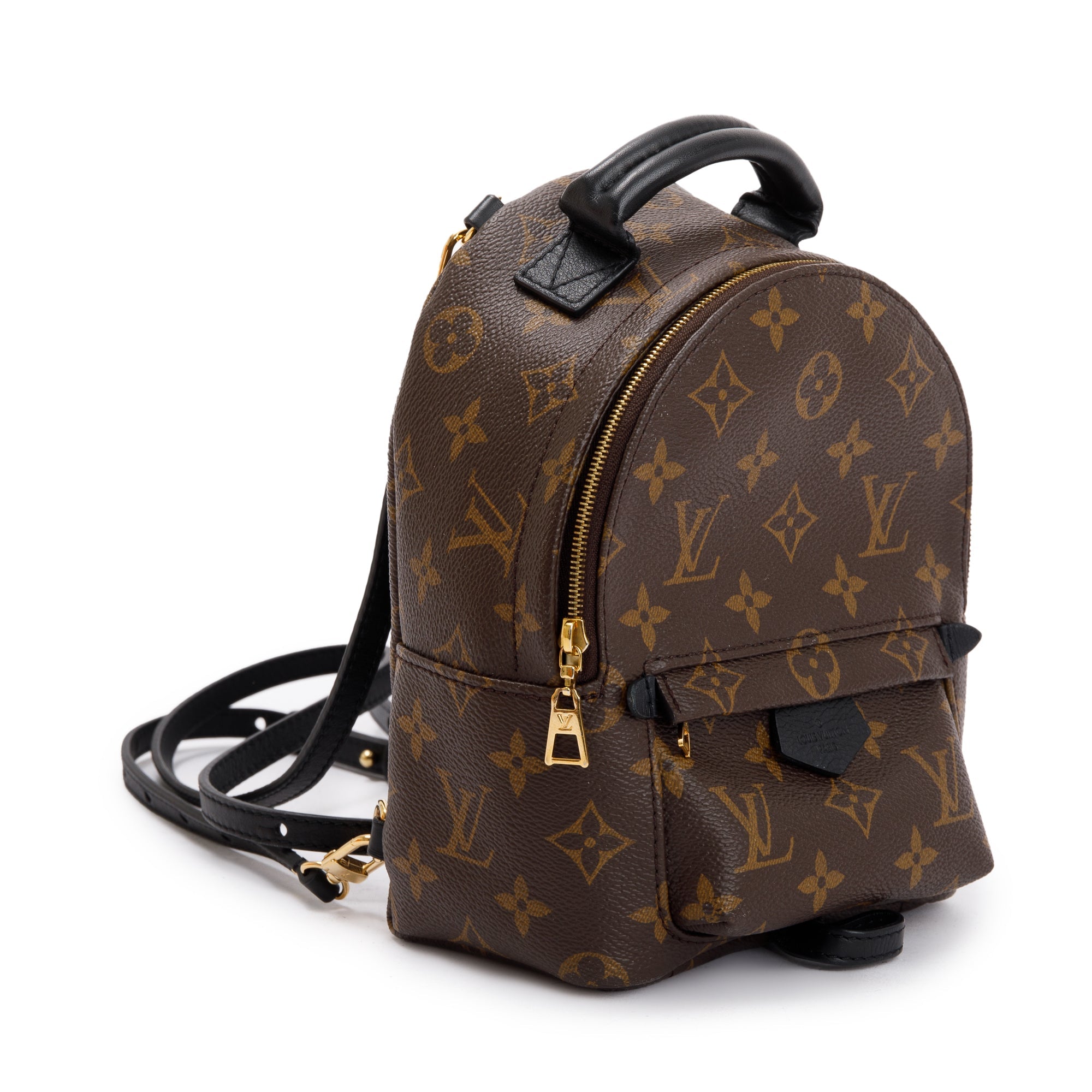 Louis Vuitton 2020 Monogram Palm Springs Mini Backpack w Box