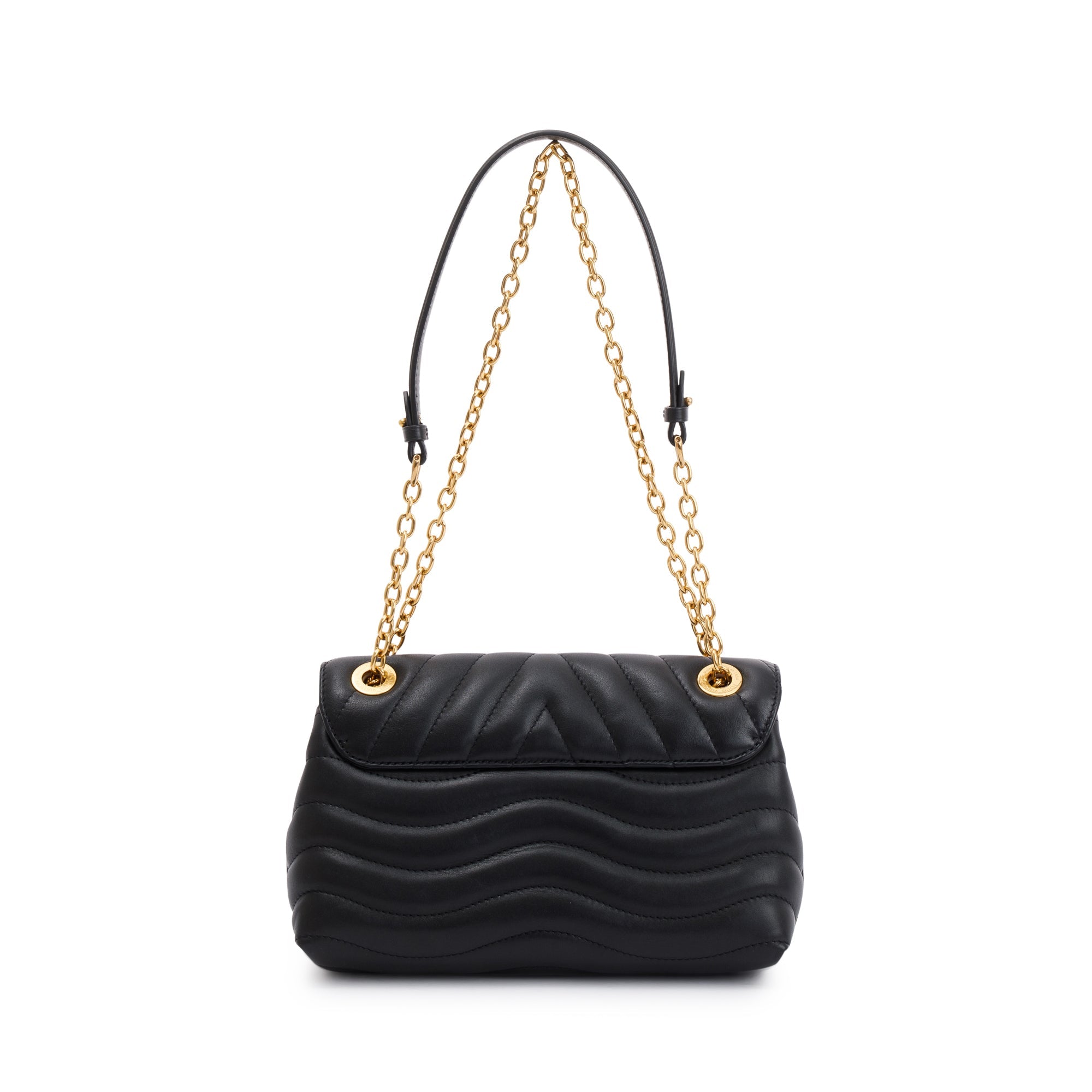 Louis Vuitton New Wave Chain Bag GM Black Cowhide