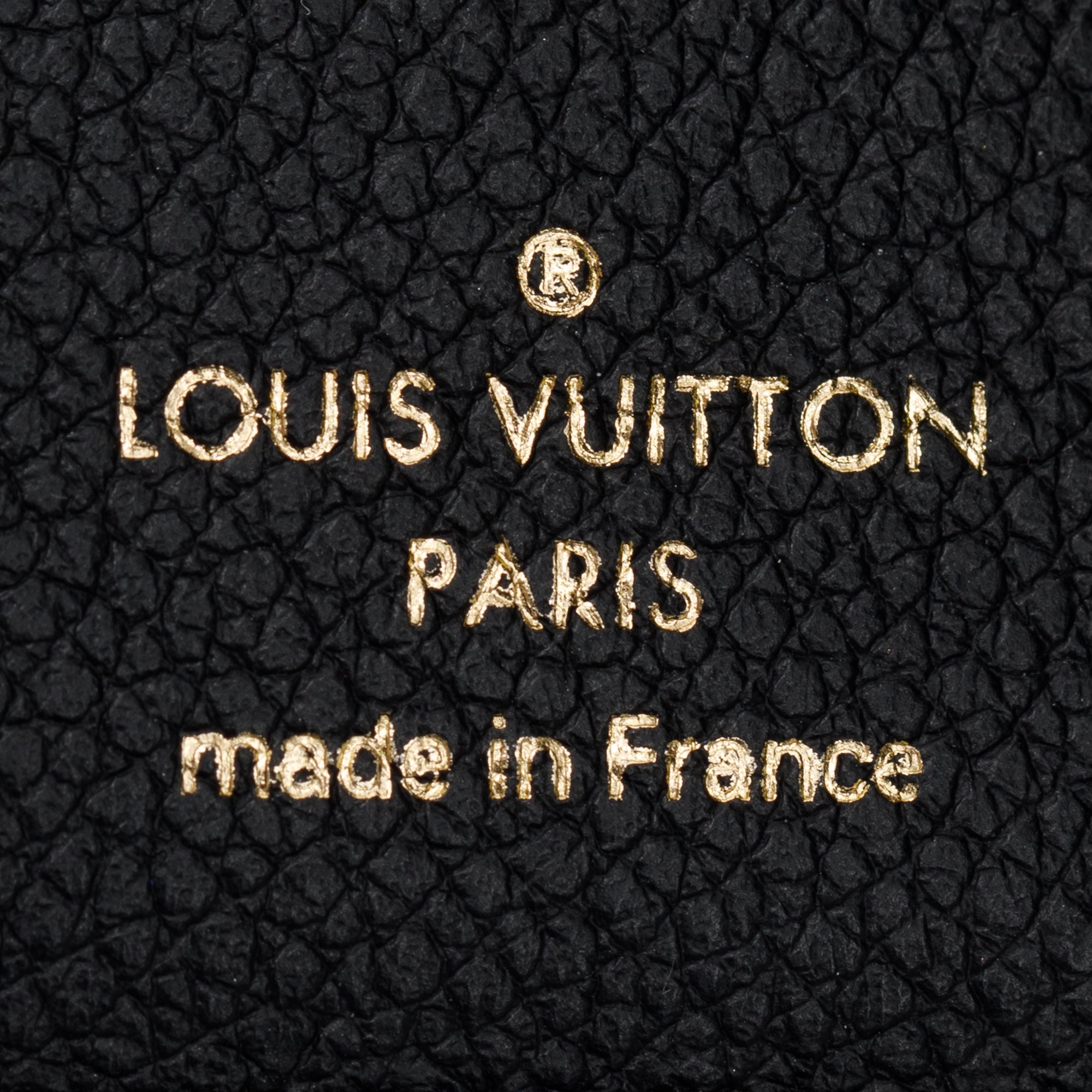 Louis Vuitton Clémence Wallet Black/Beige Monogram Empreinte