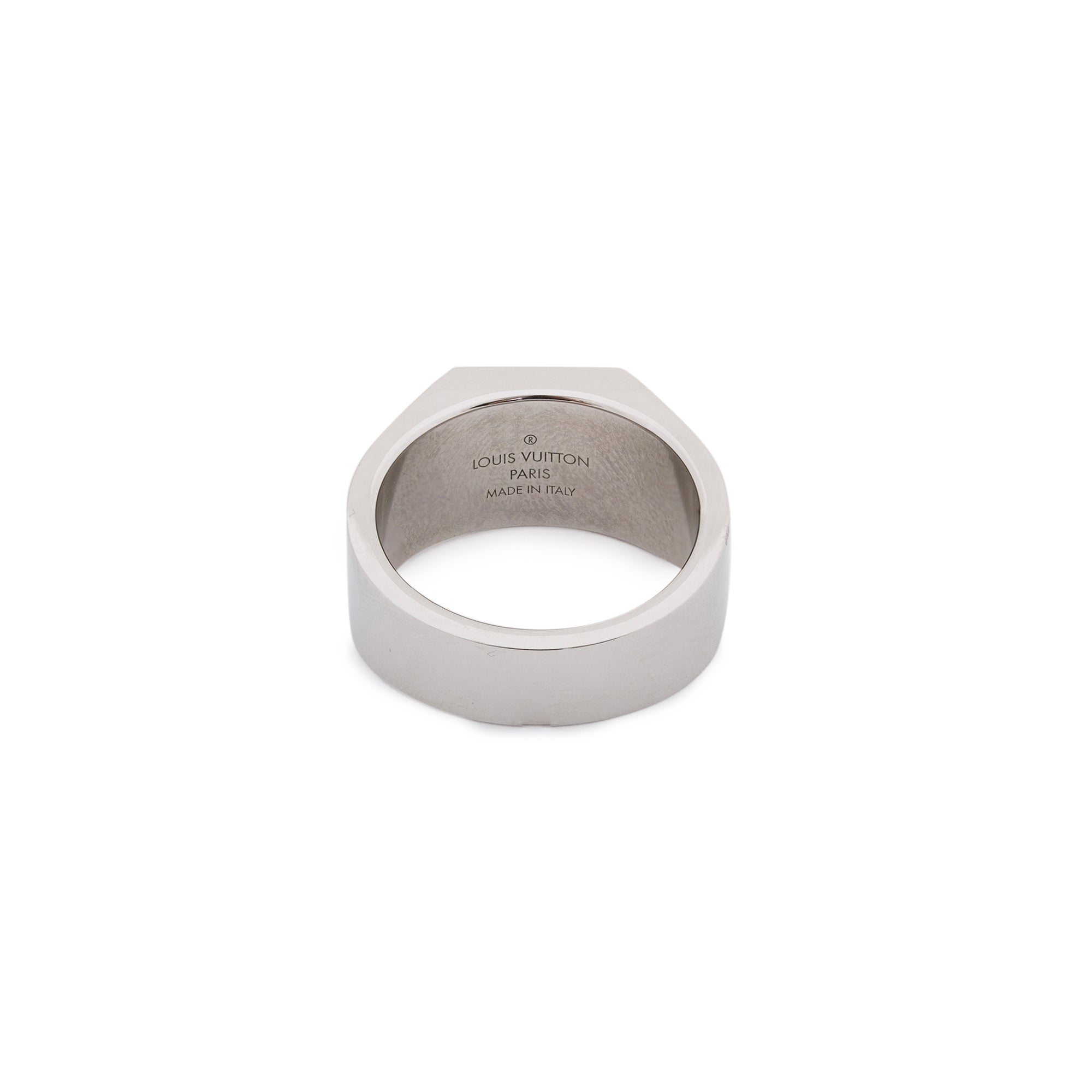 LV Onyx Signet Ring S00 - Accessories