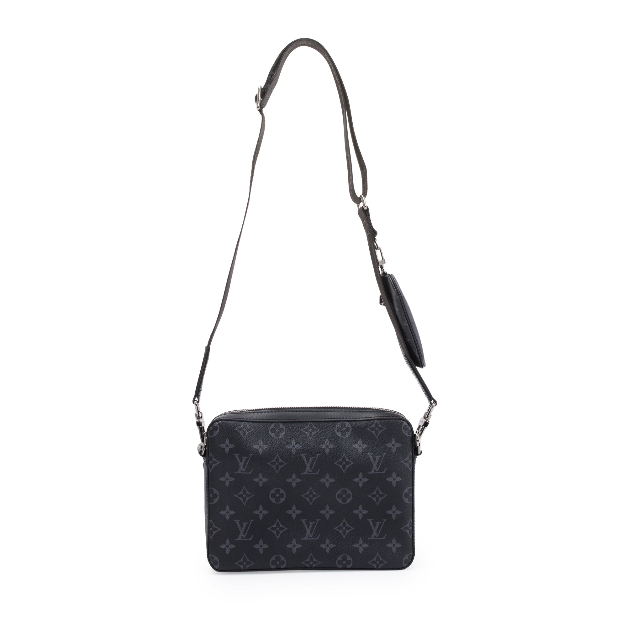 Louis Vuitton Black Monogram Eclipse Trio Messenger Crossbody Bag