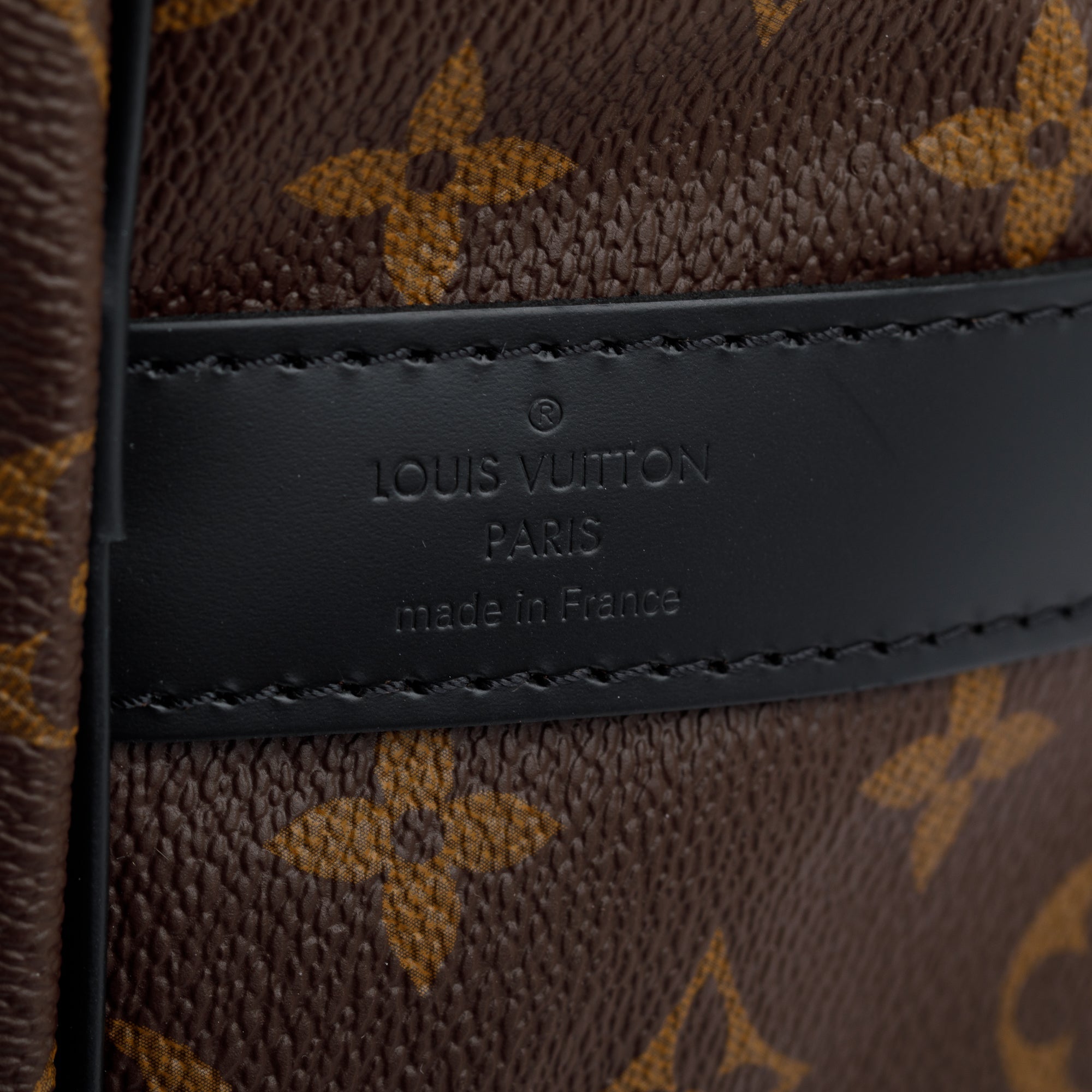 LOUIS VUITTON Keepall Bandoulière 55 Monogram Macassar in 2023