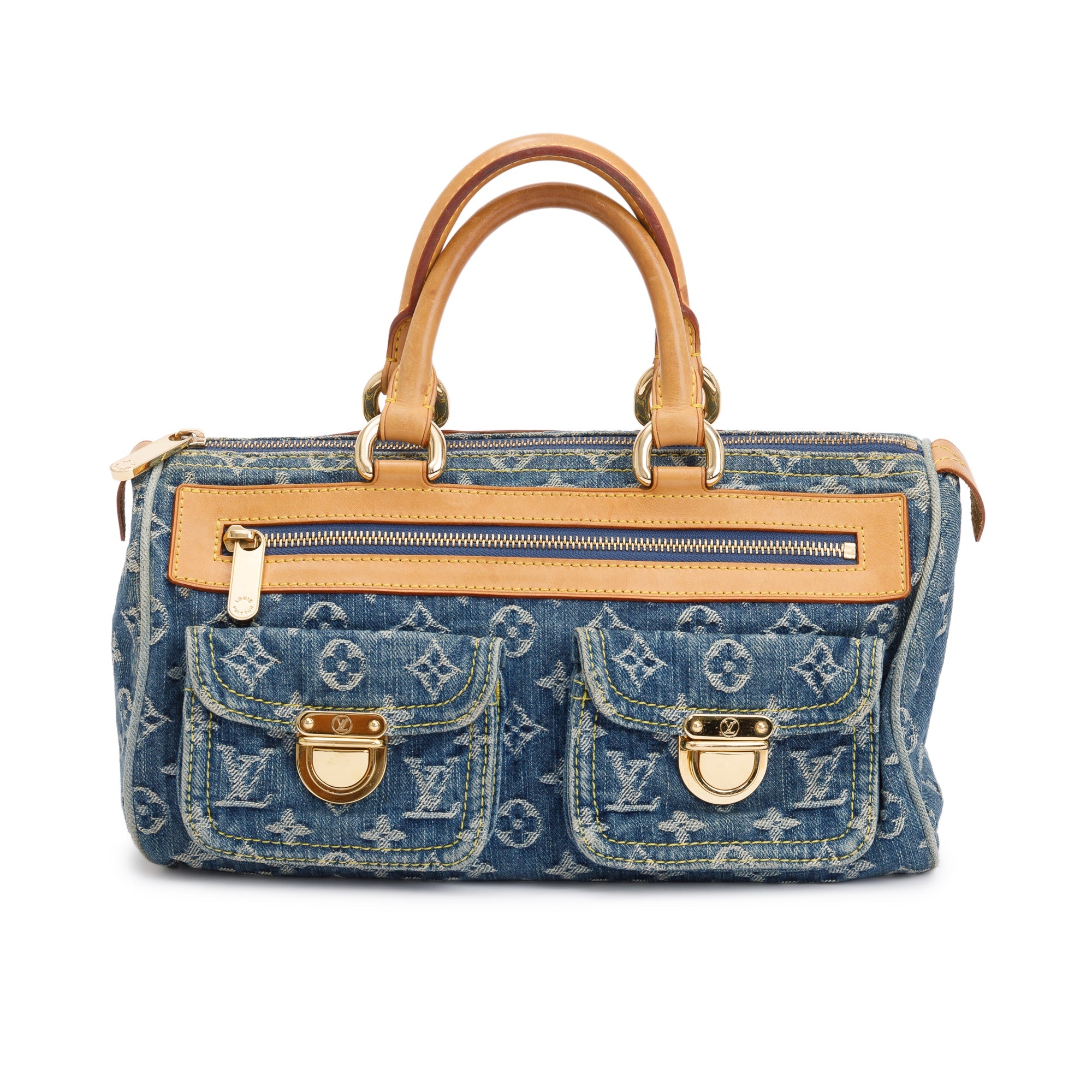 Louis Vuitton Blue Monogram Denim Neo Speedy Bag – Oliver Jewellery