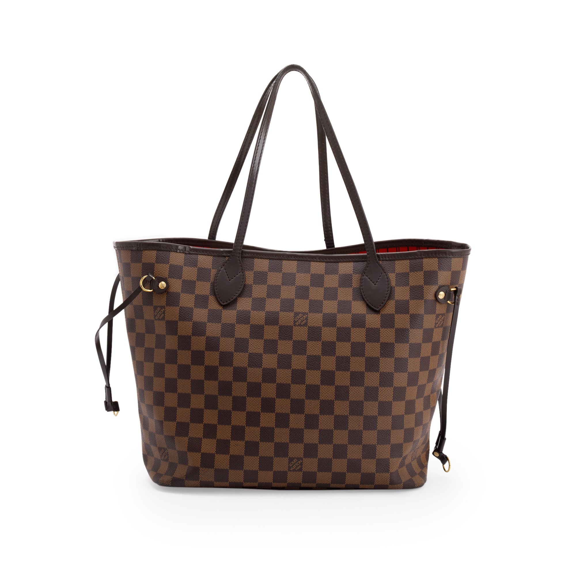 Louis Vuitton Damier Ebene Neverfull MM w/ Pouch & Box – Oliver Jewellery