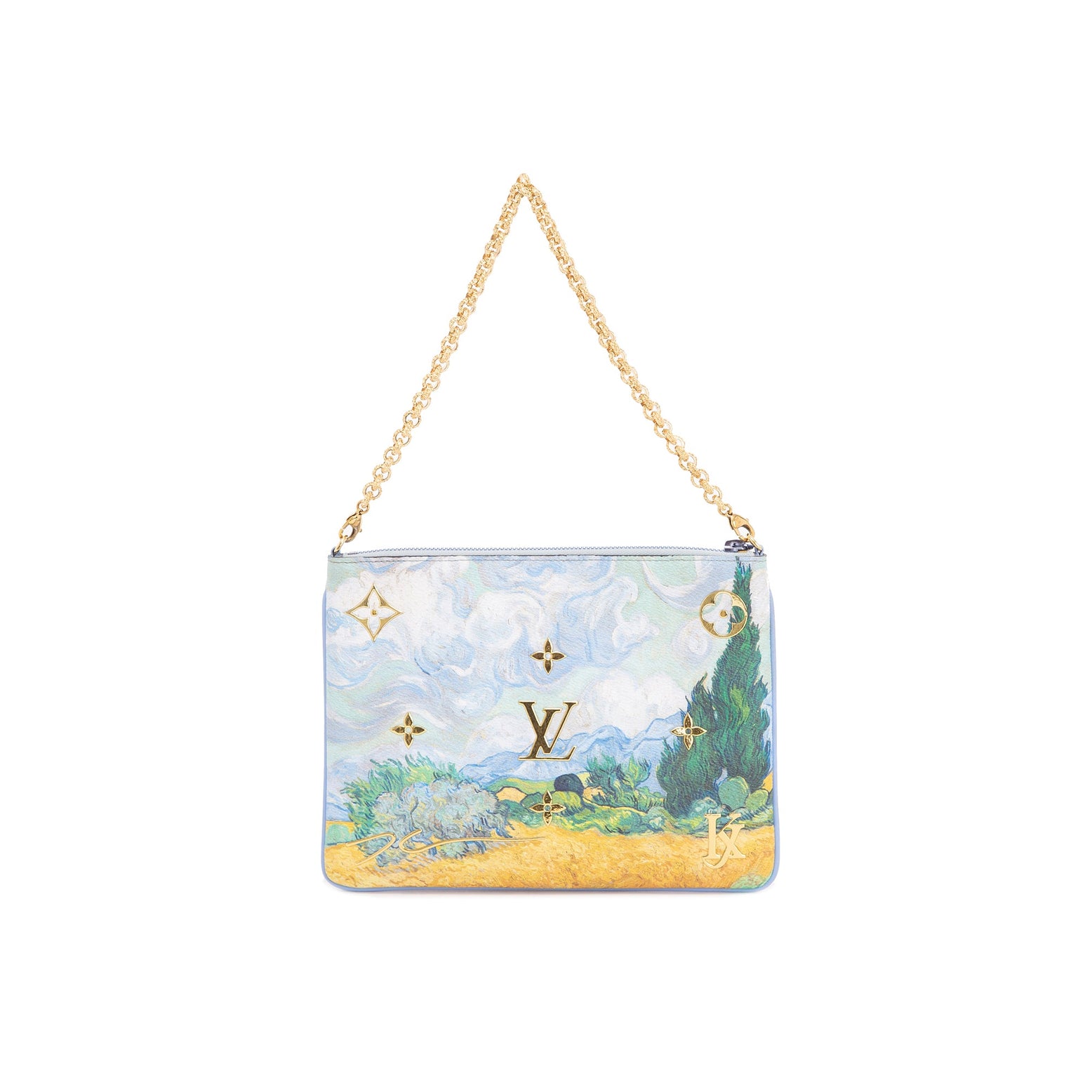 Louis Vuitton Pochette Clutch Limited Edition Jeff Koons Van Gogh