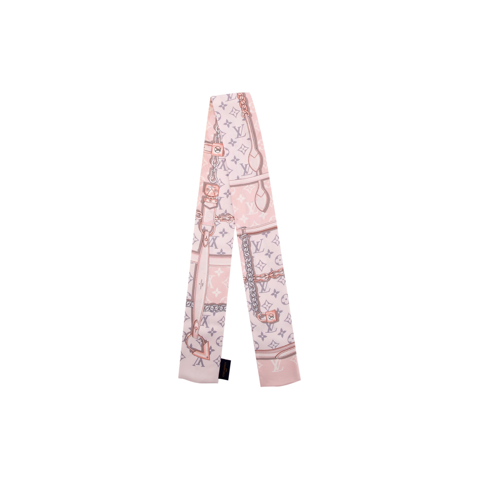 Louis Vuitton Light Pink Monogram Confidential Silk Bandeau Louis Vuitton