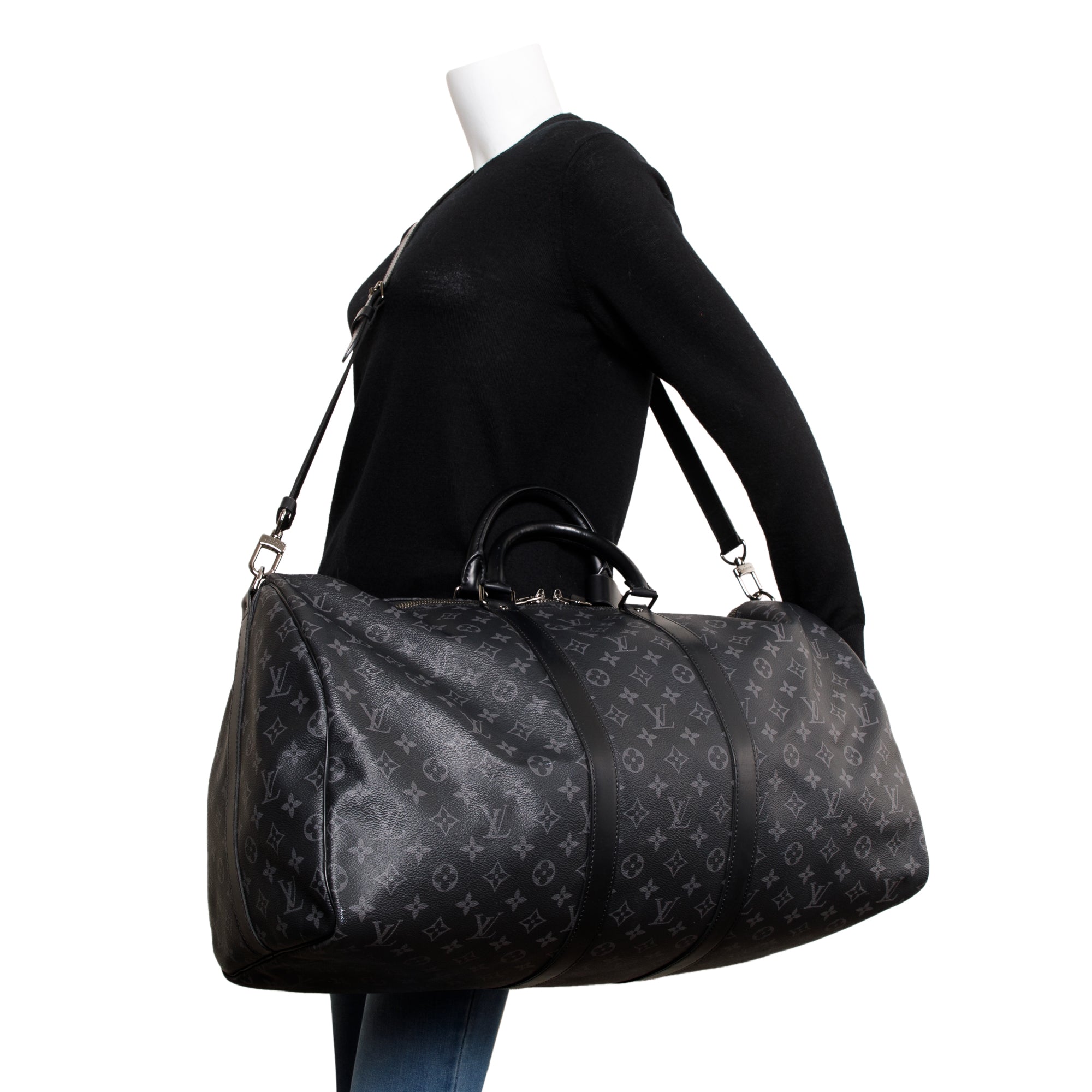 Louis Vuitton Monogram Keepall Bandouliere 55