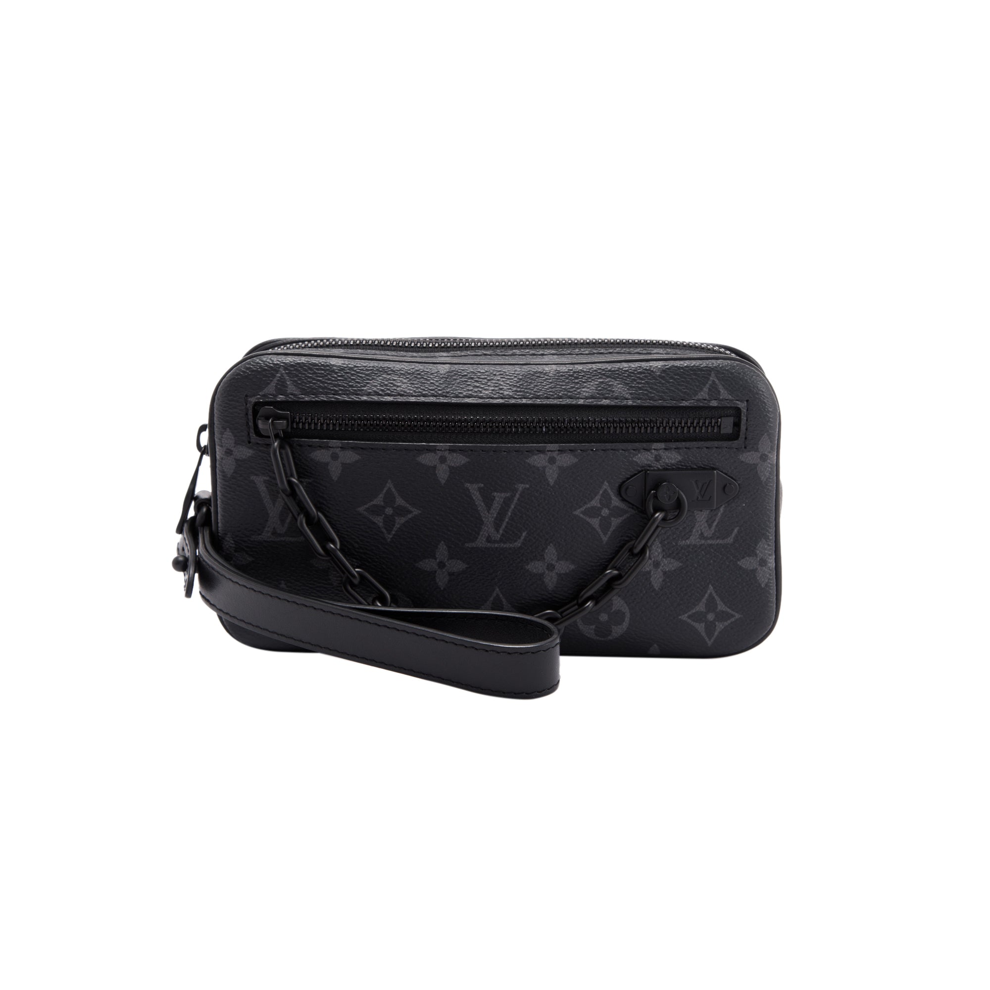 Black Louis Vuitton Monogram Eclipse Volga Crossbody Bag