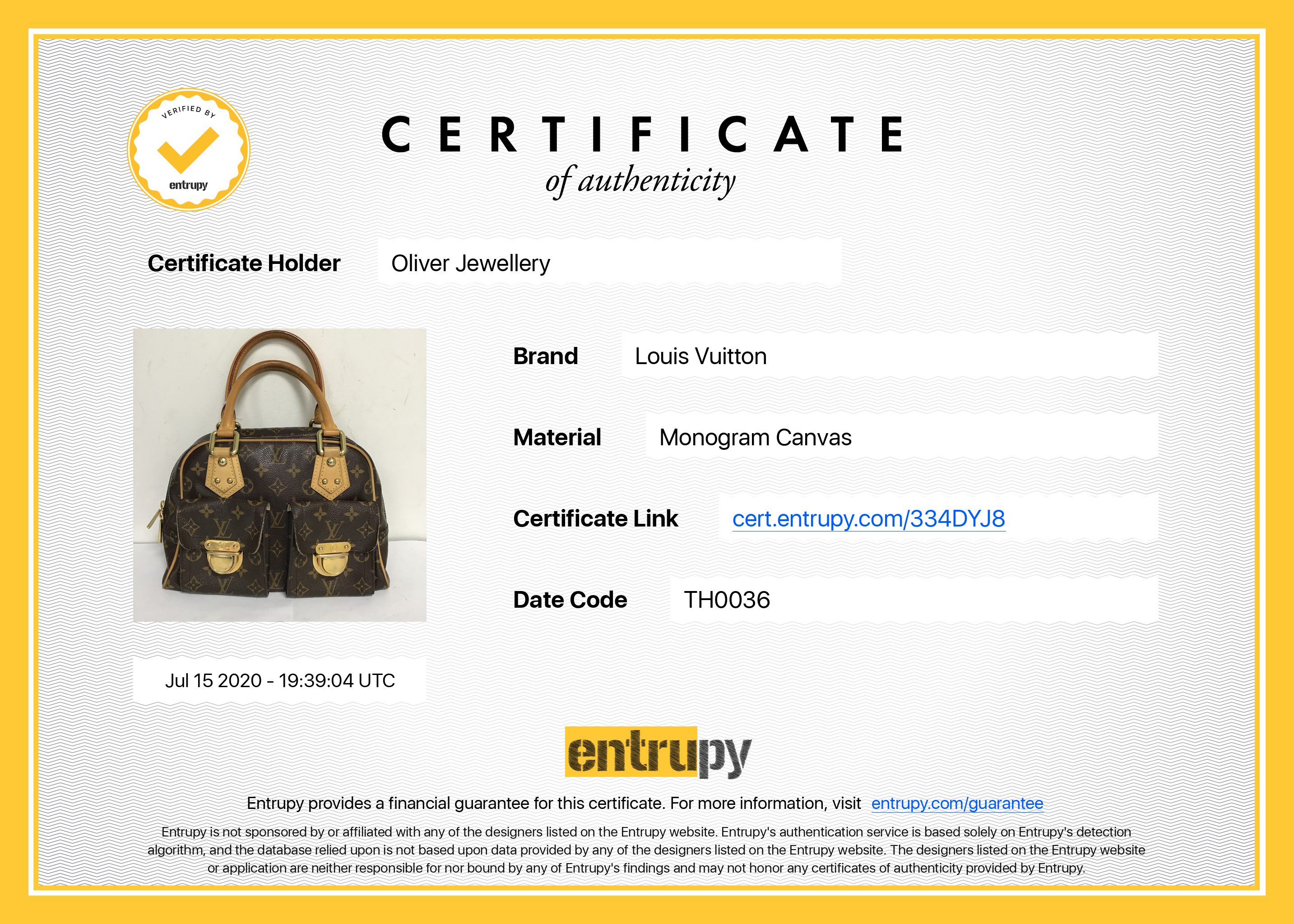 LOUIS VUITTON MANHATTAN PM DATE CODE  Where to find the date code on a  Louis Vuitton Manhattan pm 