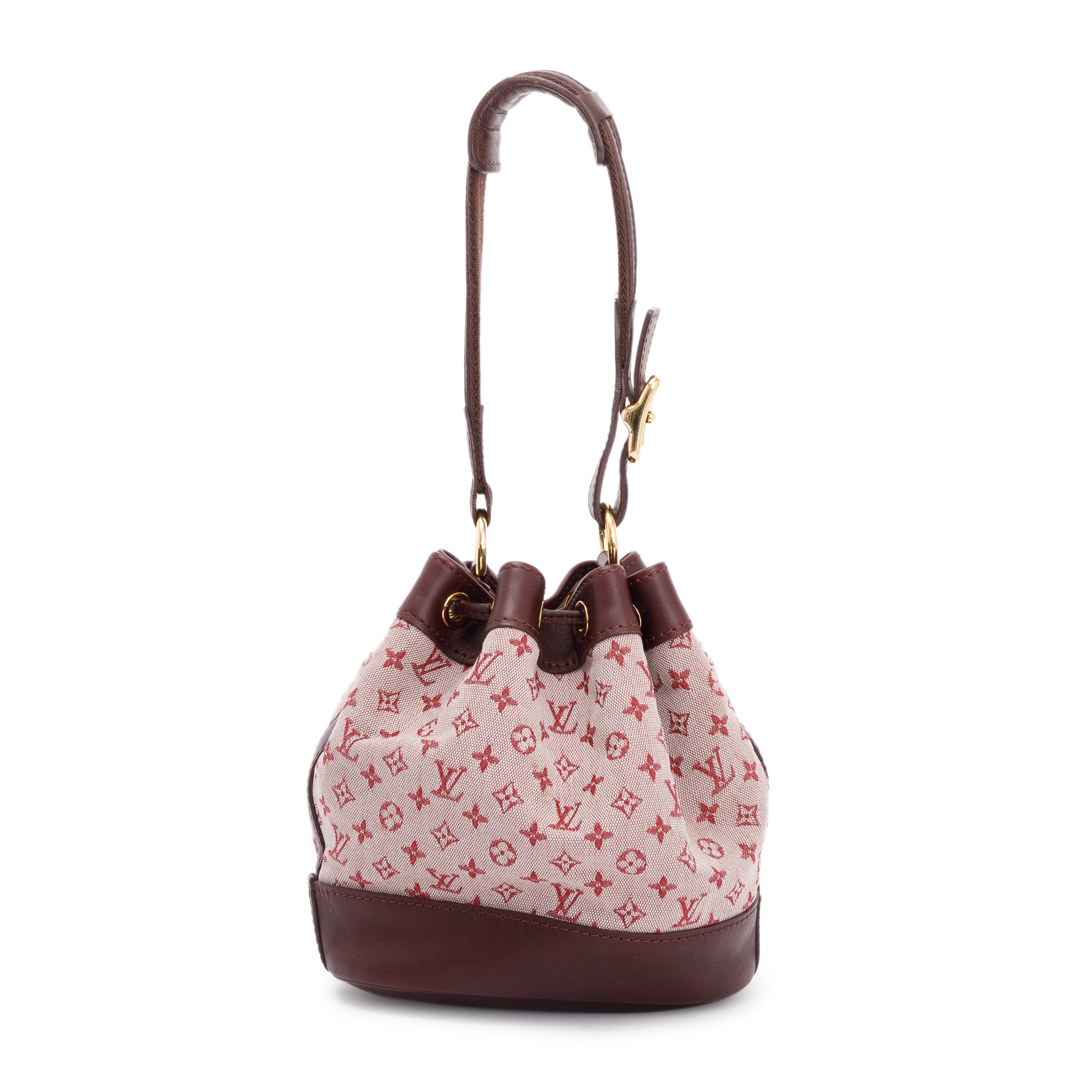 Louis Vuitton Monogram Mini Lin Noelie Bucket Bag – Oliver Jewellery