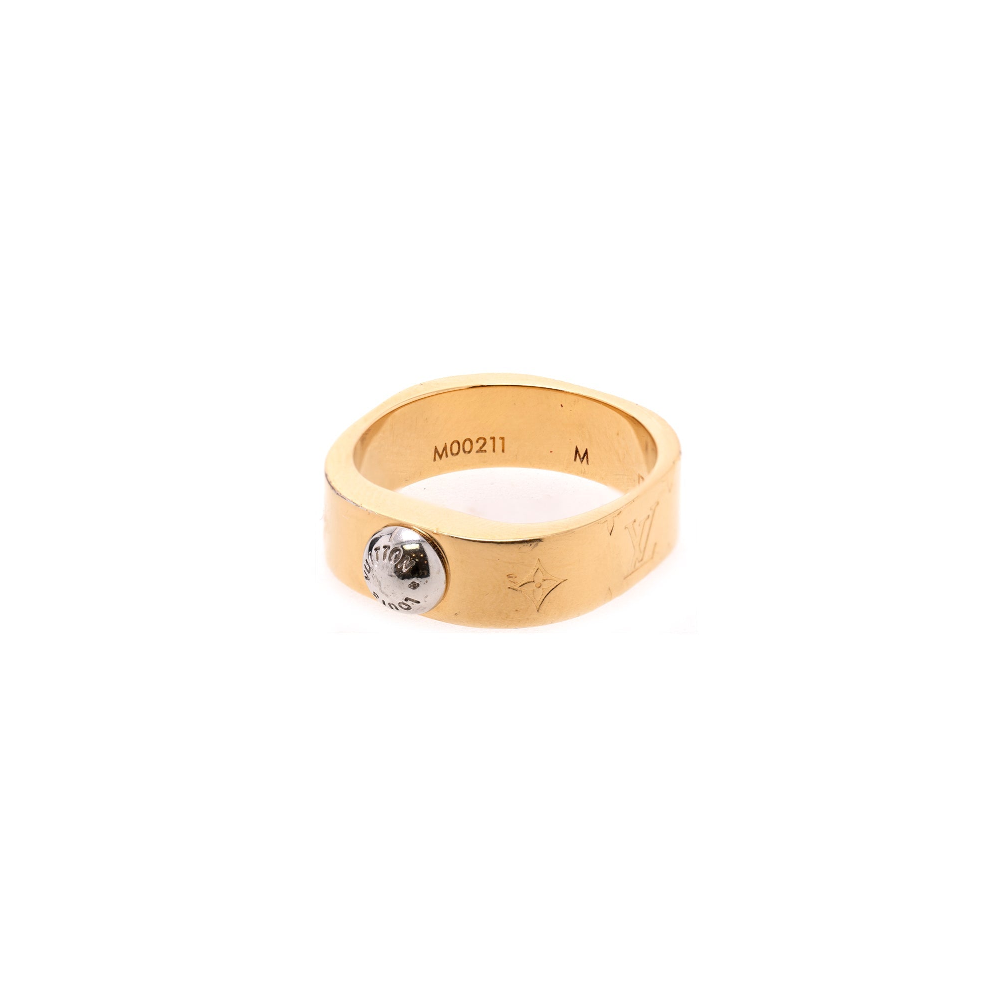Louis Vuitton Nanogram Ring - Brass Band, Rings - LOU718656